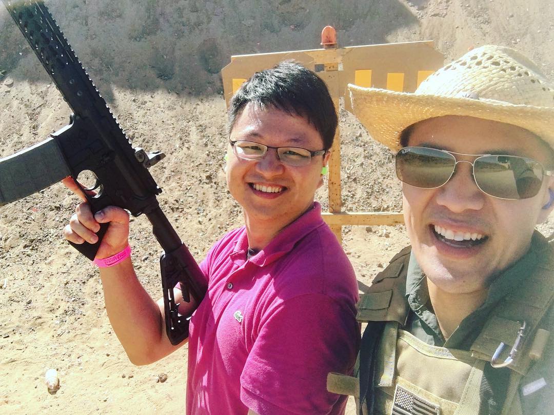 A Medical Doctor in the hospital, but a happy kid on the range🔫A shooting experience for all ages, gender, professionals, and everyone with a teenage dream in their hearts!
.
.
.
Follow @bonbonsafety for more!
.
#medicaldoctor #youngprofessionals #instatraveling #worldtravelpics #keepitwild #startup #gun #ar15 #tactical #2a #taiwanese #losangeles #california #bucketlist #usa #america #firearms #gunporn #weapons #shooting #bonbonsafety #rifle #besttripever #加州 #洛杉矶 #洛杉磯 #槍