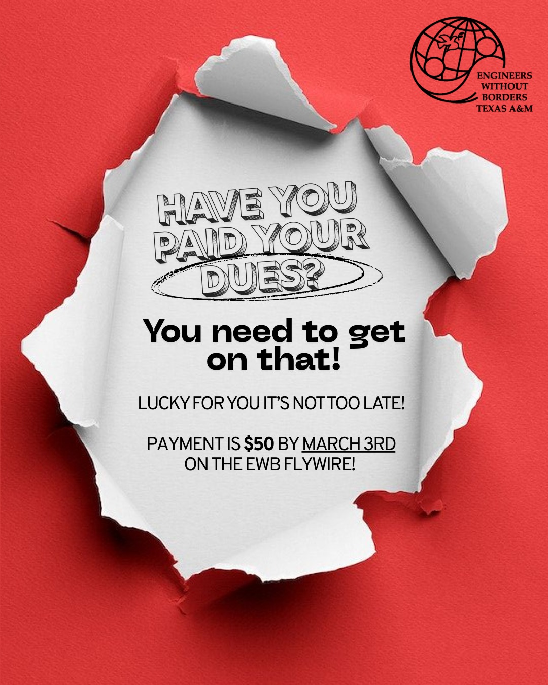 Don't forget to pay your dues before the 2nd general meeting! You can find the link for dues in our linktree!