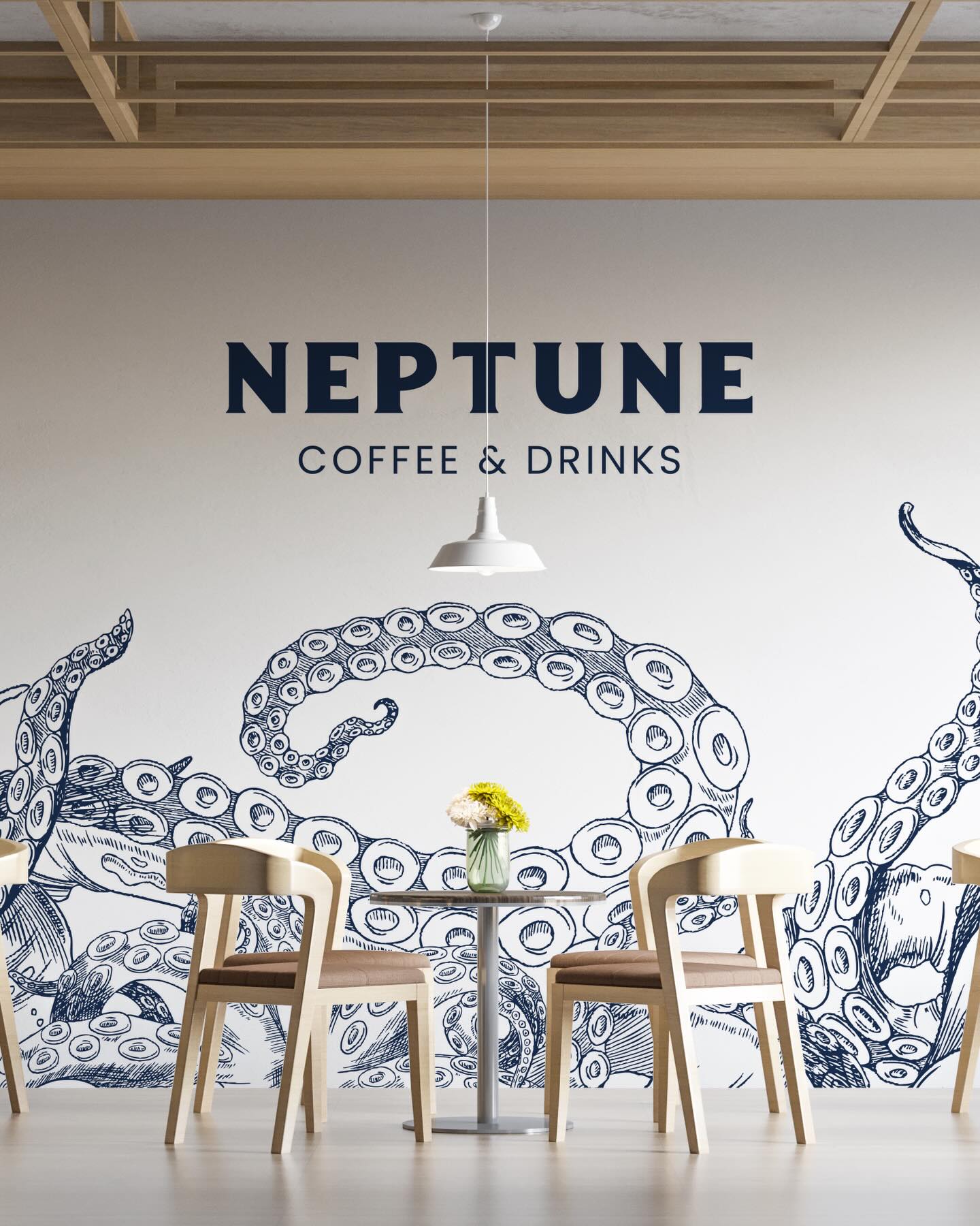 Neptune Coffee & Drinks Branding
A stylish cafe and bar in Izmir, inspired by the sea god Neptune. We designed a fresh and vibrant identity that mirrors the brand’s welcoming and playful spirit, making every visit memorable and fun.
—
We design brands that feel right, because they are built right.
Award Winning Brand Design Studio with focus on Strategy, Brand Identity, Packaging and Web Design.