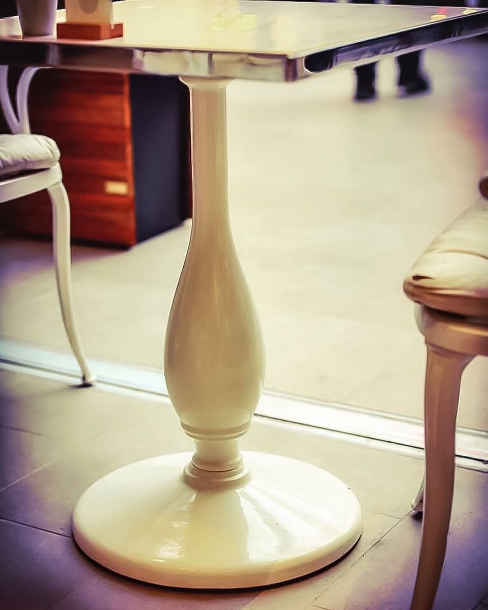 Cafe, Restauran, Hotel vb.. mekanlara, mimari projelere özel döküm masa ayakları. www.odeco.com.tr @odeco_tr