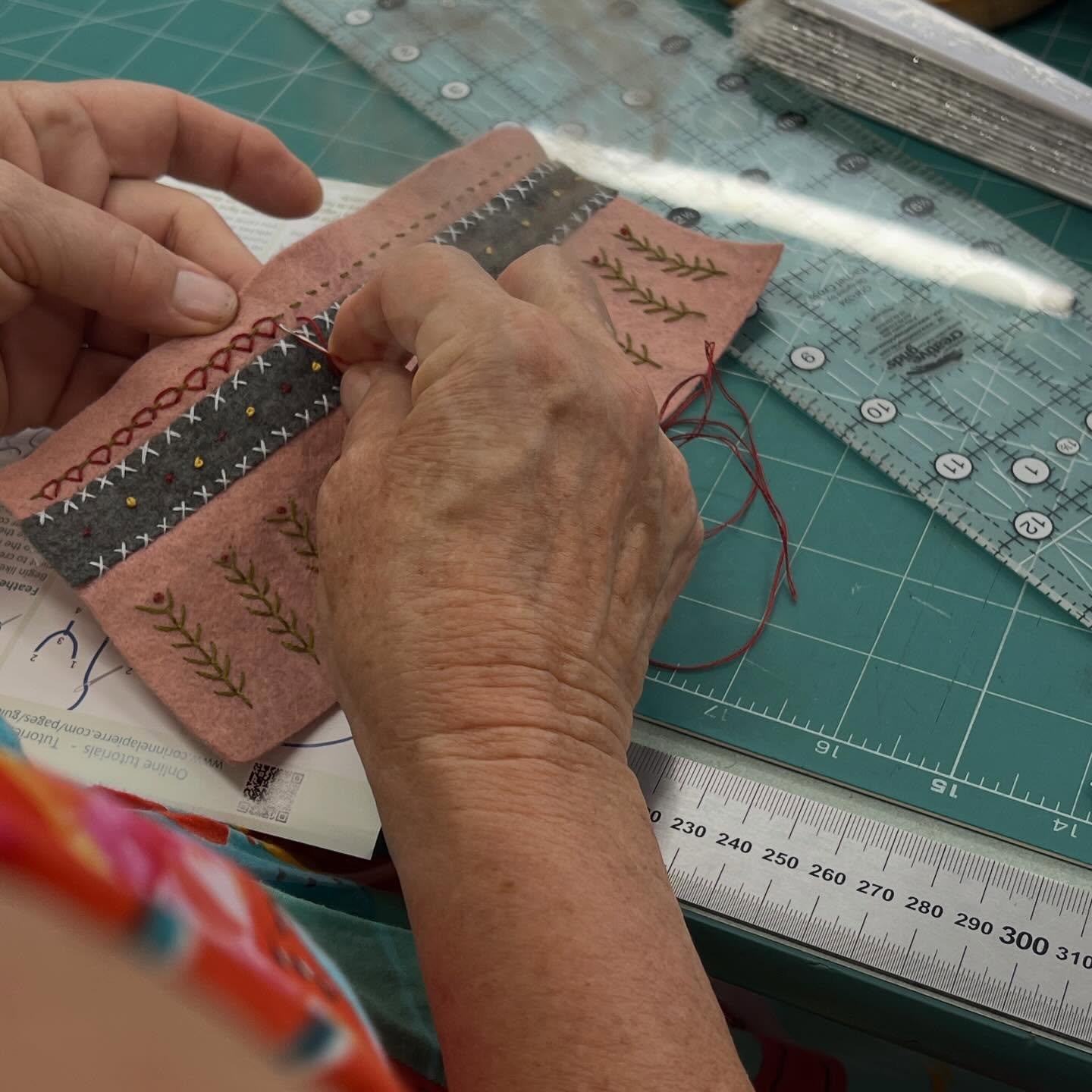 We had a great time last Sunday making the @corinnefeltkits pincushion. I have another class taking place this Sunday - 9am thru till 2pm. Then we follow-up with a construction class a fortnight later. I have a couple of spots still available if you are interested. $70 which includes all the materials. Would love you to join us.