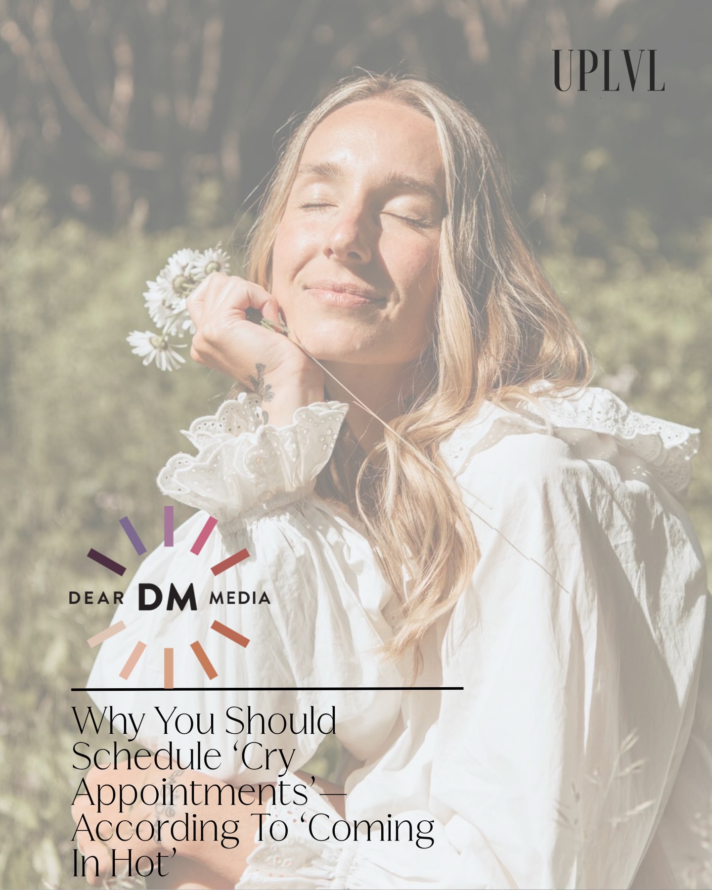 MJ RENSHAW, breathwork expert, author of How To Cry & founder of The Being Method // interviewed with @shop.with.caroline on the Coming In Hot podcast at @dearmediastudio sharing her thoughts on “Cry Appointments” and why they’re important. #UPLVLPRagency
@beingmethodbreathwork
@uplvlagency_