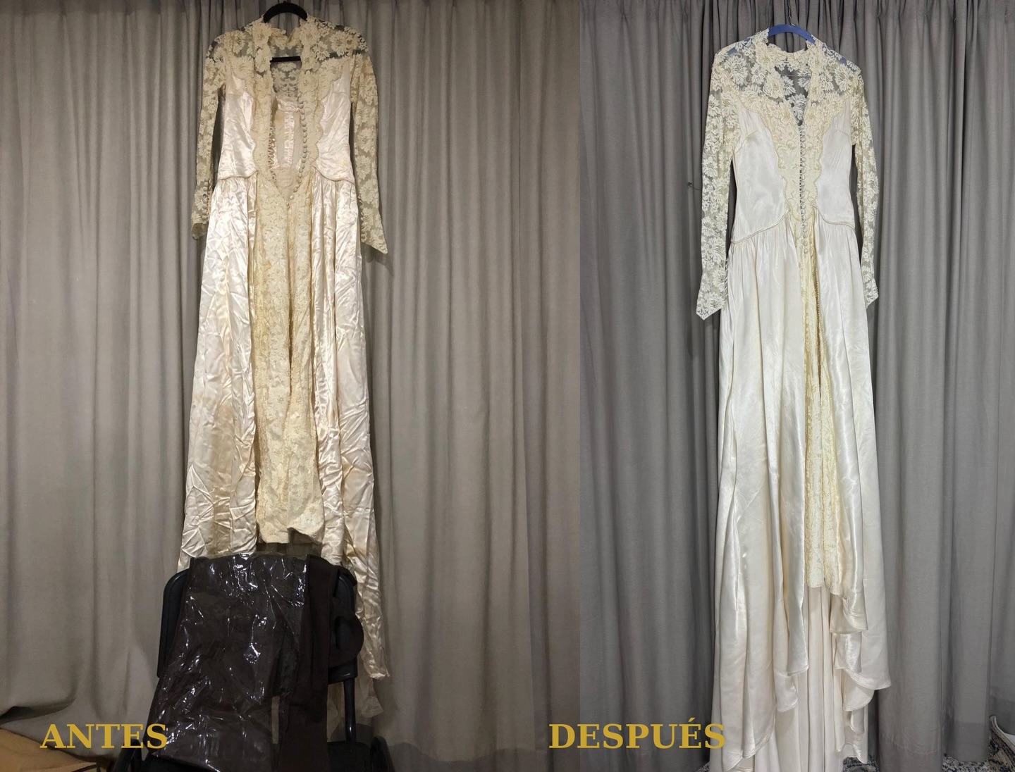 Sin filtros sin editar !! Pura luz de arito antes y después hicimos nuestro máximo esfuerzo 🙊🙈💪🏻
#tintoreria #rescatetextil bride #tintorerianovias