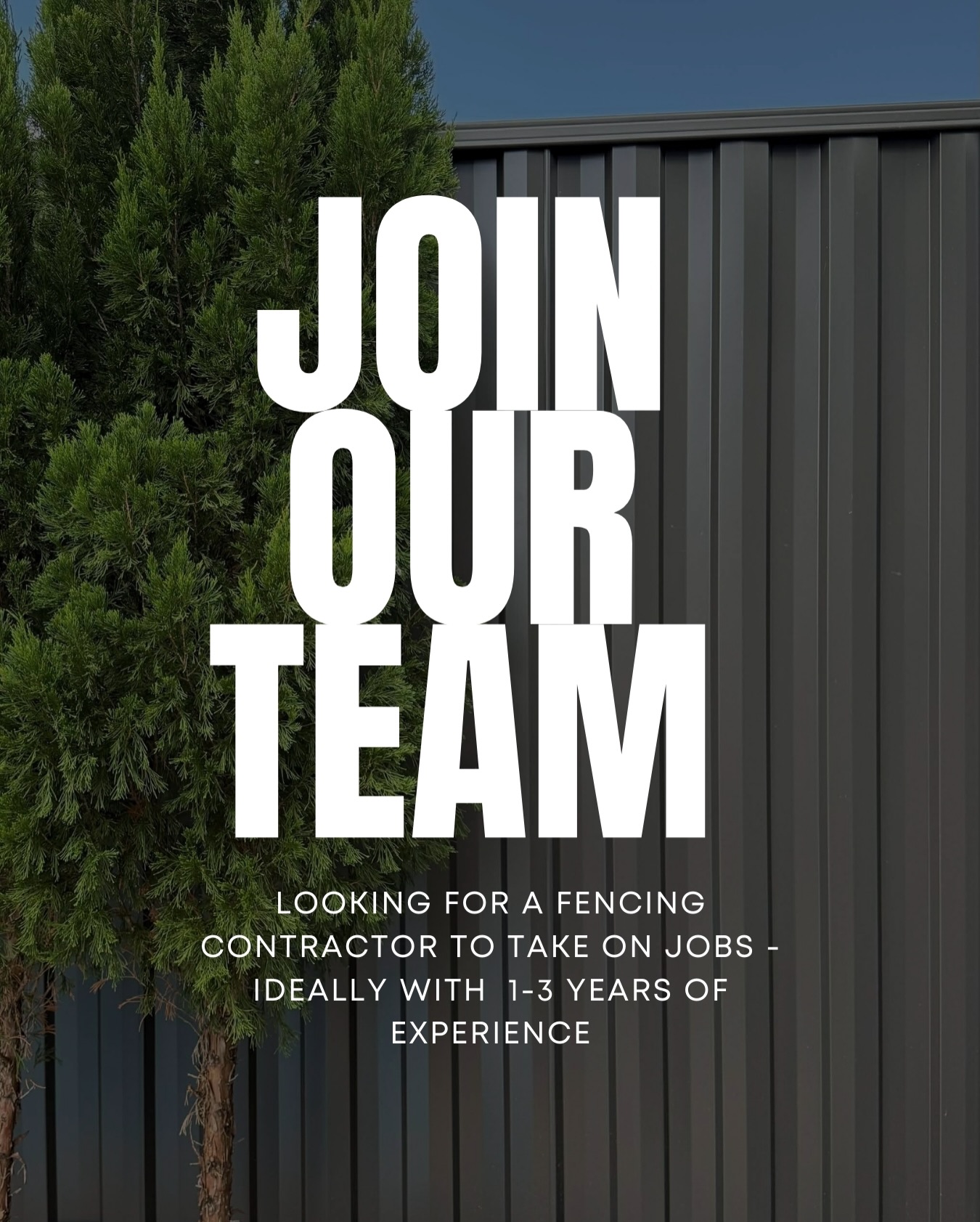 We’re looking to bring someone onto the team.
Some fencing or trade experience is ideal — even a few months is enough. What matters more is the right attitude and being open to learning. We’re happy to train and back the right person to eventually take on jobs independently, our way.
If you’ve been around fencing and want to take it further, or know someone who does, we’d love to hear from you.
#fencingjobs #westernsydneytradies #tradiejobs #joinourteam #fencebuilder