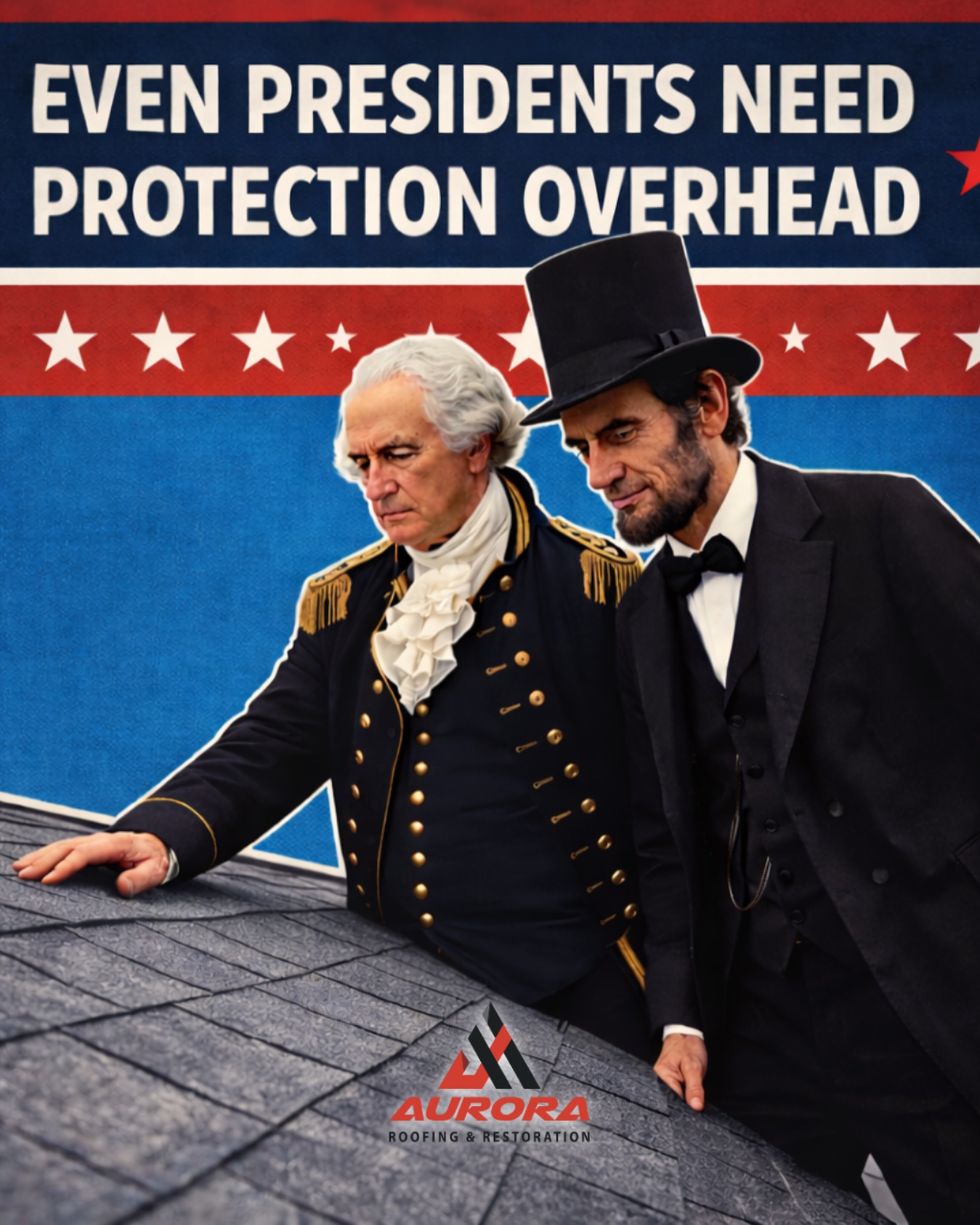 History agrees: protection matters. 🇺🇸
Even the greatest leaders understood the importance of a strong, reliable roof. Your home deserves the same level of protection, precision, and care.
Aurora Roofing & Restoration delivers roofing done right across New York, New Jersey, and Connecticut. Built to protect. Built to last.
Call (585) 236-5477 to schedule your free estimate today.
#auroraroofing #roofingdoneright #roofingcontractor #tristateroofing
