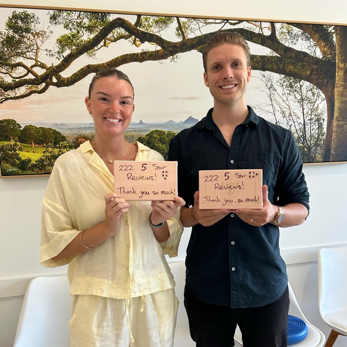 Thank you all so much for 222, 5 star reviews ⭐️
We are so grateful for the amazing community we have here at Adjust to Life and can’t wait for 2026 to bring even more memories & healing!
Dr Jason being a legend and getting all staff @locolovechocolate for this great achievement 🍫