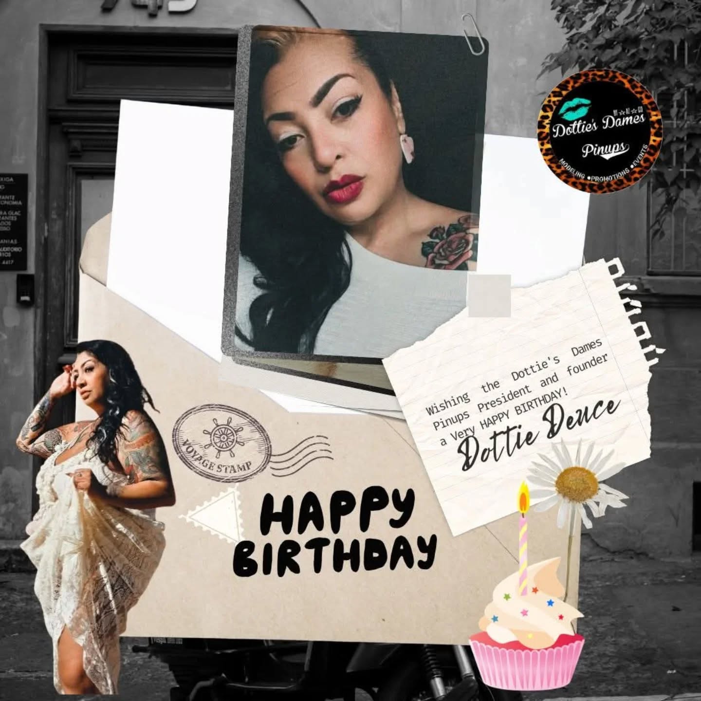 Happy Birthday, Dottie Deuce 🎉 our Dottie’s Dames Pinups President and founder!
Wishing you a wonderful day filled with love, laughter, and all the things that make you happy. Hope this next year brings you nothing but great moments ahead!
#happybirthday #celebrate
Post courtesy of @sweet.kustoms