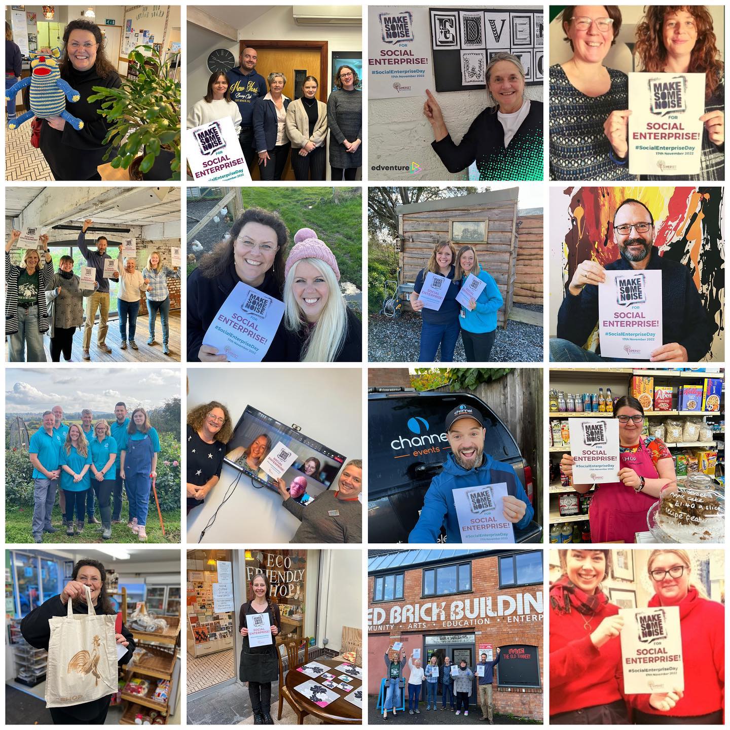 A brilliant day this time last week, with social enterprises in Somerset ‘making some noise’ for Social Enterprise Day. And wow... noise was seriously made!
Loved creating this campaign, and going on a mini tour of social enterprises in the county, to record some conversations and share more about the awesome organisations doing business for good - with profits going back into the community/mission of the social enterprise.
To keep up with all things social enterprise in Somerset, just follow @somerset.social.enterprise. The Network supports social-purpose organisations in the county, with info, training, networking, and lots more besides!
#thursdaymotivation #socialenterprise #community #somerset #lovewhereyoulive #lovewhatyoudo #businessforgood #somersetsocialenterprisenetwork #socialenterpreneurship #somersetcool #loveforsomerset #shake #shakecomms #shakethingsup