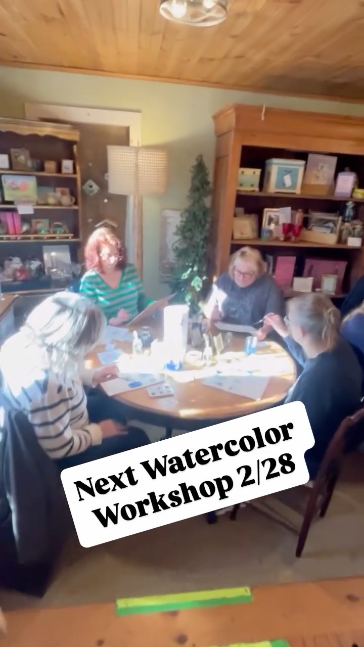 Treat yourself! Attend a watercolor workshop led by Nicole of @littlefoxwatercolors 🦊 NEXT CLASS 2/28 register here (link in IG bio too): https://facebook.com/events/s/essential-color-a-minimalist-w/1424598959018541/