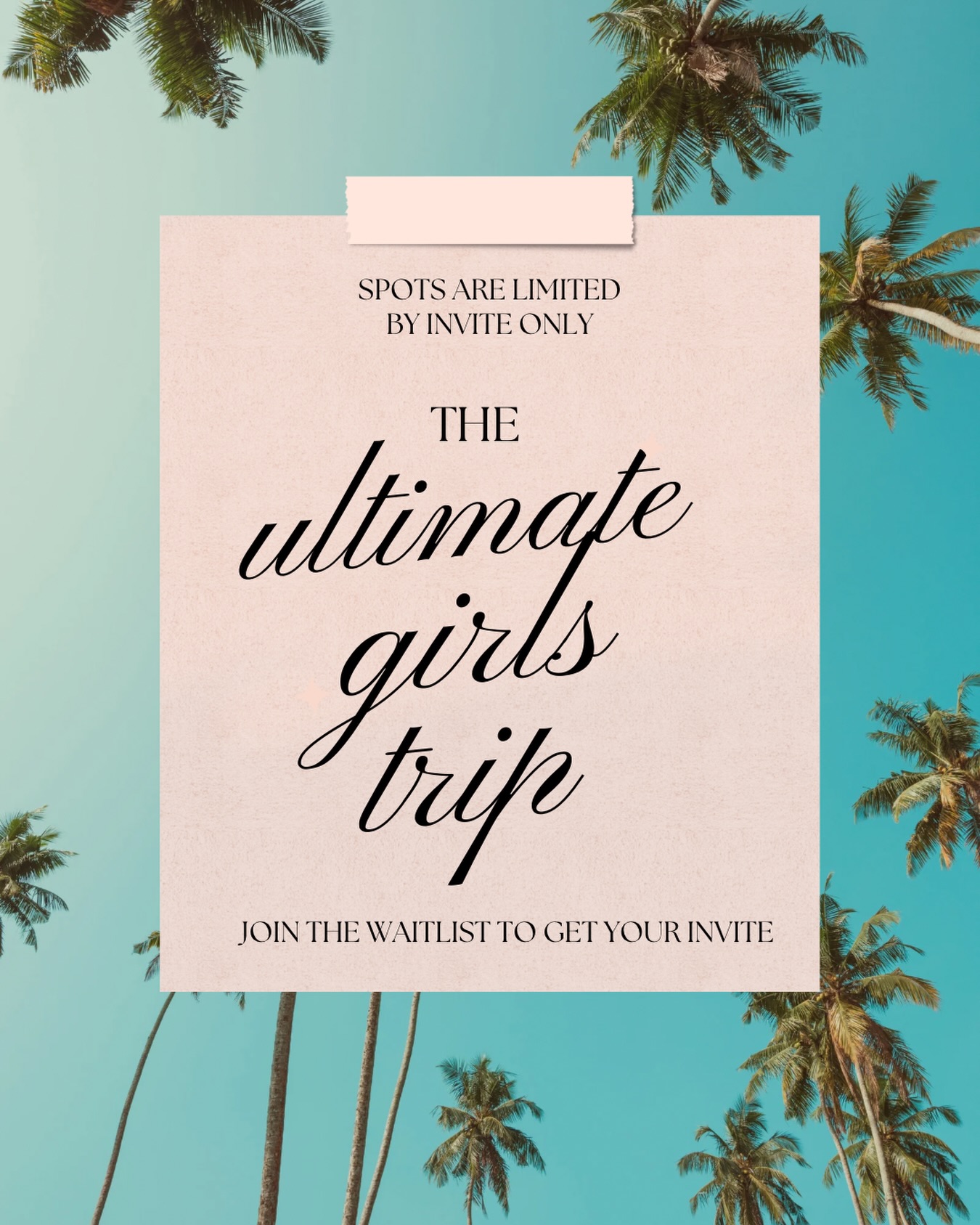 This isn’t the kind of trip you “think about.”
It’s the kind you either get into… or miss.
With only a limited number of spots available, once it’s full — it’s full.
If you’ve been waiting for a sign to stop putting your life on hold…
This is it. ✨
#ultimategirlstrip #proofitspossible #richgirlscourseclub