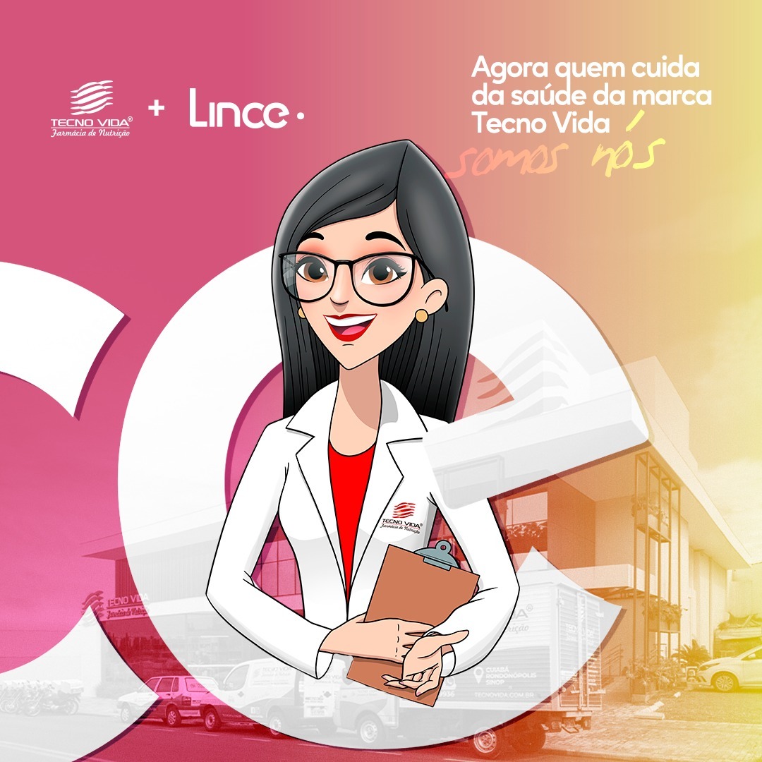 Estamos entusiasmados com nosso mais novo cliente aqui na Lince, a Tecno Vida, uma porta de entrada para um estilo de vida mais saudável e pleno, oferecendo produtos inovadores para quem busca bem-estar e saúde.
Na Lince, sabemos que a saúde de uma marca também precisa de cuidados especializados. Por isso, estamos prontos para aplicar nossa experiência em dados e estratégias criativas para garantir que a Tecno Vida não só alcance, mas também supere suas metas, melhorando a vida dos seus clientes.