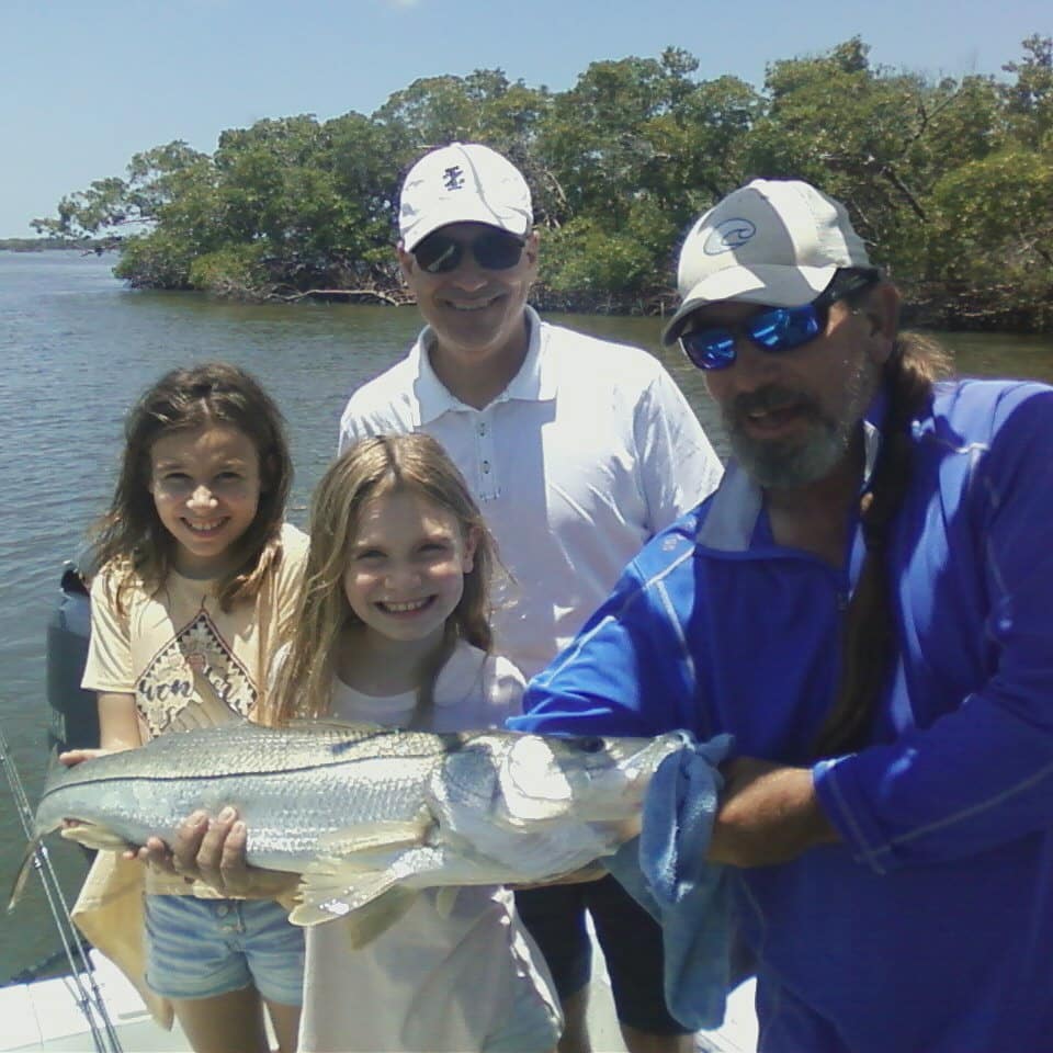 First time fishing for these girls, caught this snook on the 2nd or third cast