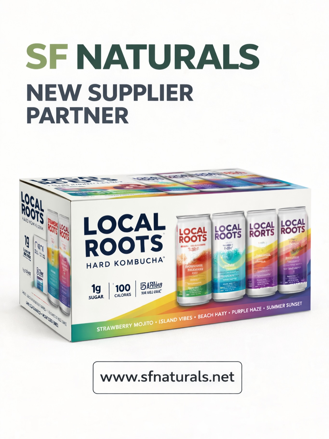 Another win in the house @localrootskombucha at @sf_naturals 🔥