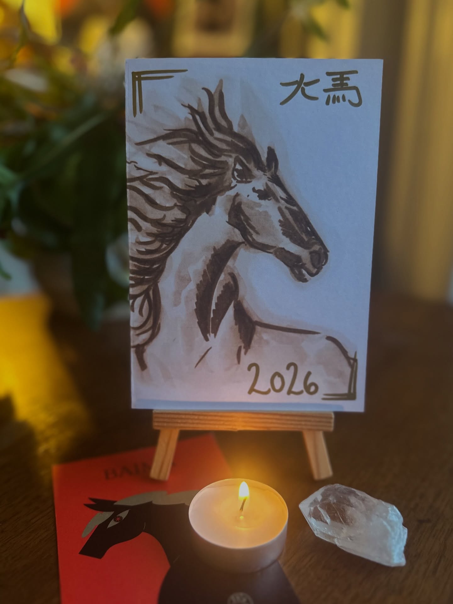Lac Equinum – 2026 Year of the fire 🔥 horse 🐎 … with lunar new year starting today my thoughts bring me to… the homeopathic remedy Lac Equinum - essence can be intensity, speed, independence, and determination. Linked to the energy of Fire Horse year which is associated with strong will, rebellion against control, and a life lived at full pace.
Lac Equinum reflects the Fire Horse when its natural freedom is constrained by duty…. Add fire in the mix and we have a fast paced, determined year.. a good year to travel!
Homeopathic themes
••sense of responsibility with a refusal to be dominated
•• Conflict between freedom vs duty, independence vs obligation
•• Feeling trapped, hurried, constantly driven to keep going
•• Strong desire to travel, escape, or change territory
•• Hierarchy, dominance and submission
•• Injustice, uncomfortable with conflict
Physicals
• Backache, right-sided hip and sciatica (drive + direction + movement)
• Hormonal imbalance
• Constipation
• Fatigue, exhaustion, insomnia from relentless inner momentum
<< Worse: morning, night, damp, after bathing, during menses
also from chocolate, alcohol, eating
>> Better: motion, movement, travelling, eating
