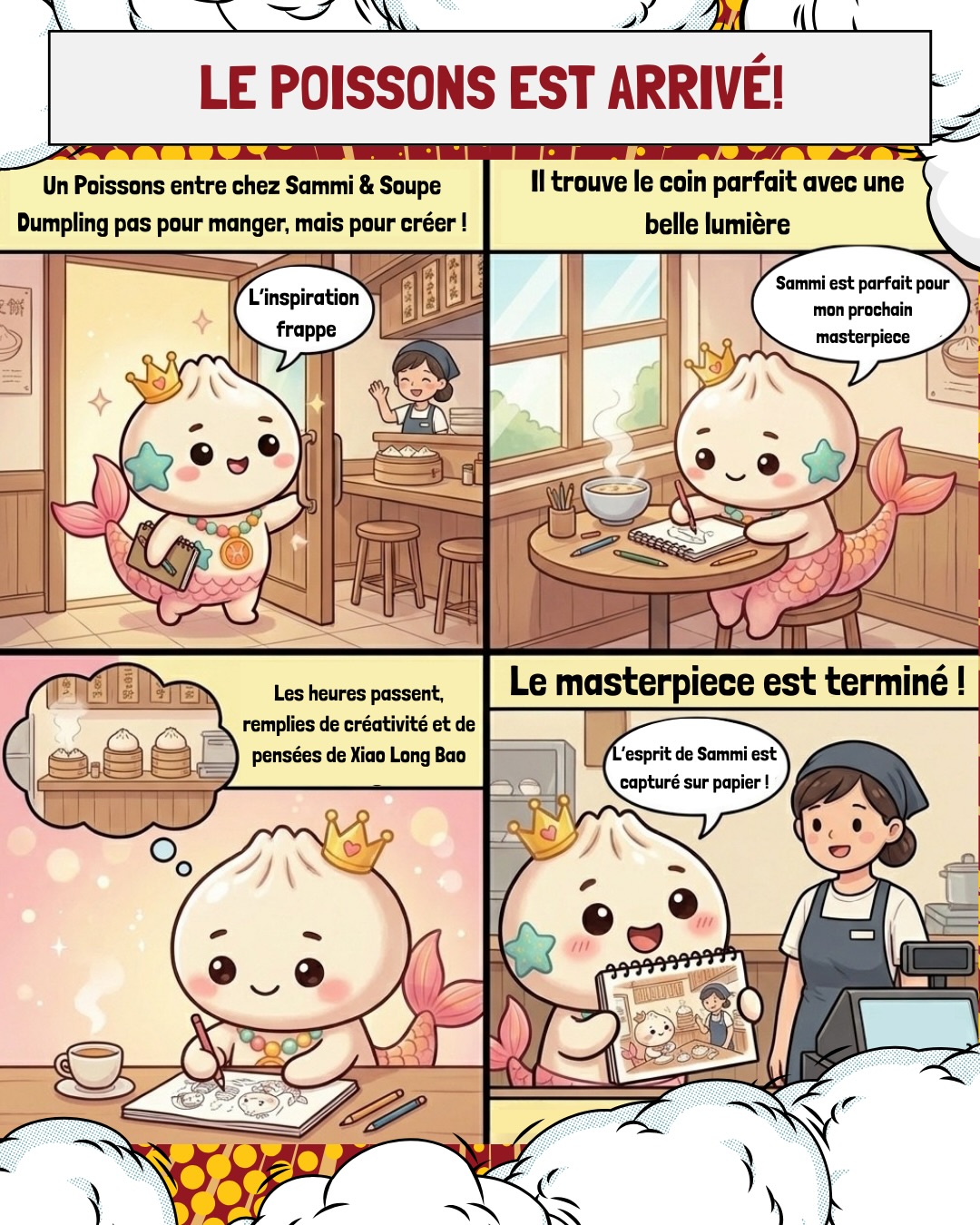 ♓🥟 Le Lebaobao Poissons est arrivé !
🎁 Du 19 février au 20 mars, célébrez la saison des Poissons avec nos porte-clés Lebaobao Poissons, disponibles en magasin — parfaits à offrir, ou GRATUITS si vous êtes Poissons 😉
Venez pour les dumplings. Restez pour la créativité des saveurs ✨
🎁 From February 19 to March 20, celebrate Pisces season with our Pisces Lebaobao keyrings in-store (perfect as a gift, or get one FREE if you’re a Pisces 😉)
Come for the dumplings. Stay for the creativity of flavours ✨
#mtleats #piscesseason #dumplings #mtlfoodie #mtllove