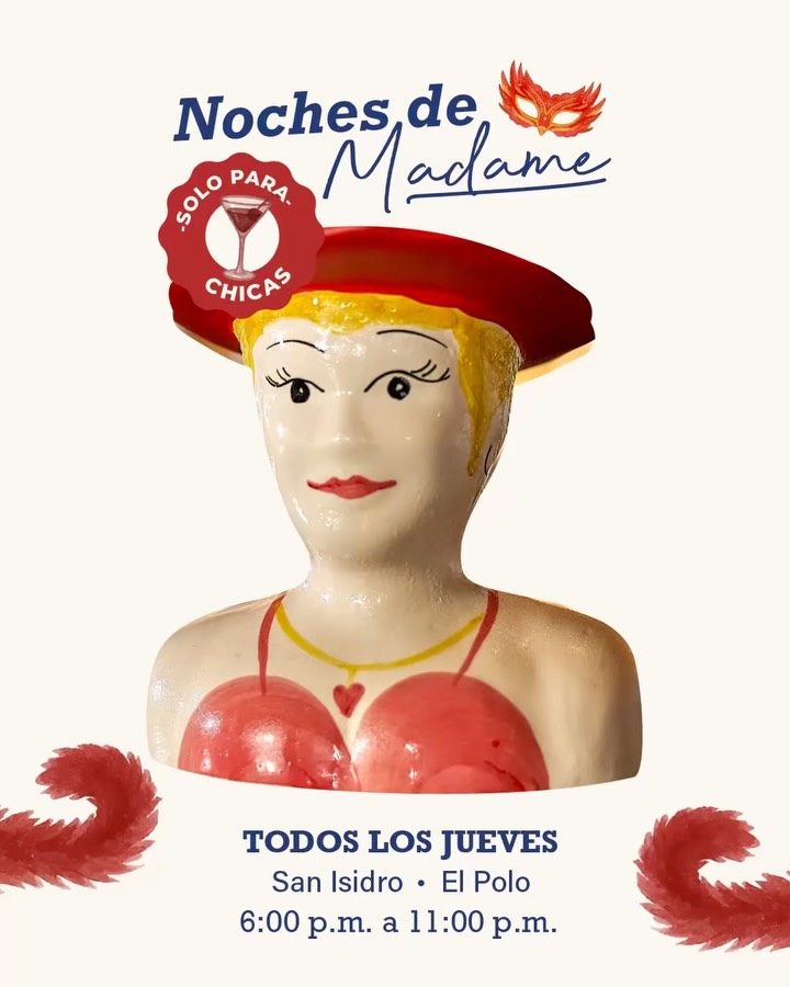 Solo chicas. Solo buena música. Solo buenas vibras. 🍸💃 📲 Reservas al 997575356
#GranjaAzulElOriginal
#NochesDeMadame