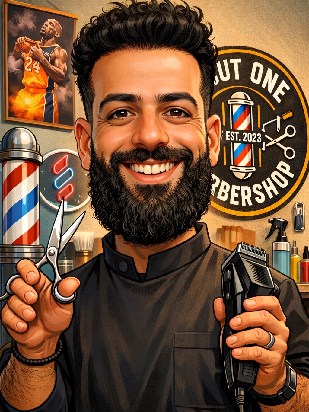 Lowkey… we just unlocked That One Universe.
This might actually be our GTA loading screen.
Poway edition.
See you in the chair. That One Barbershop.
#powayhair | #powayca | #ai | #gta