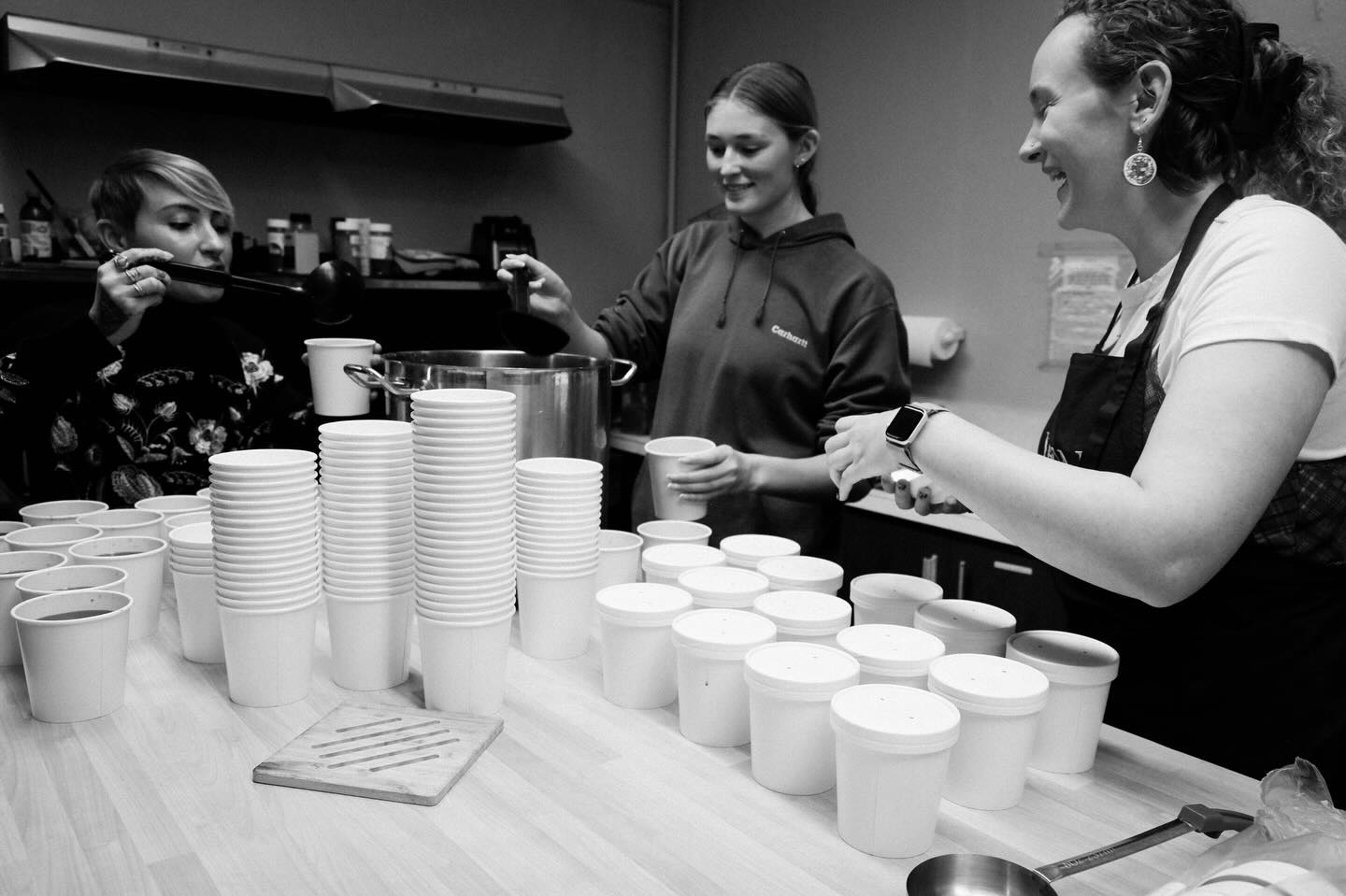 ICE OUT!
Sending our community so much love! Please check on your neighbors and friends! ✨✨We are serving a cozy comforting Chickpea Noodle Soup tonight. ✨✨We ALWAYS have food ready to go so you can take meals to neighbors and friends. No RSVP ever needed. Just come over! 245 N. 4th Street. Take food to people, sit and dine… all are welcome.
Remain vigilant. Report any possible ICE sightings to the Somos and Sanctuary Alliance hotlines: 785-813-1098 or 785-289-5143.