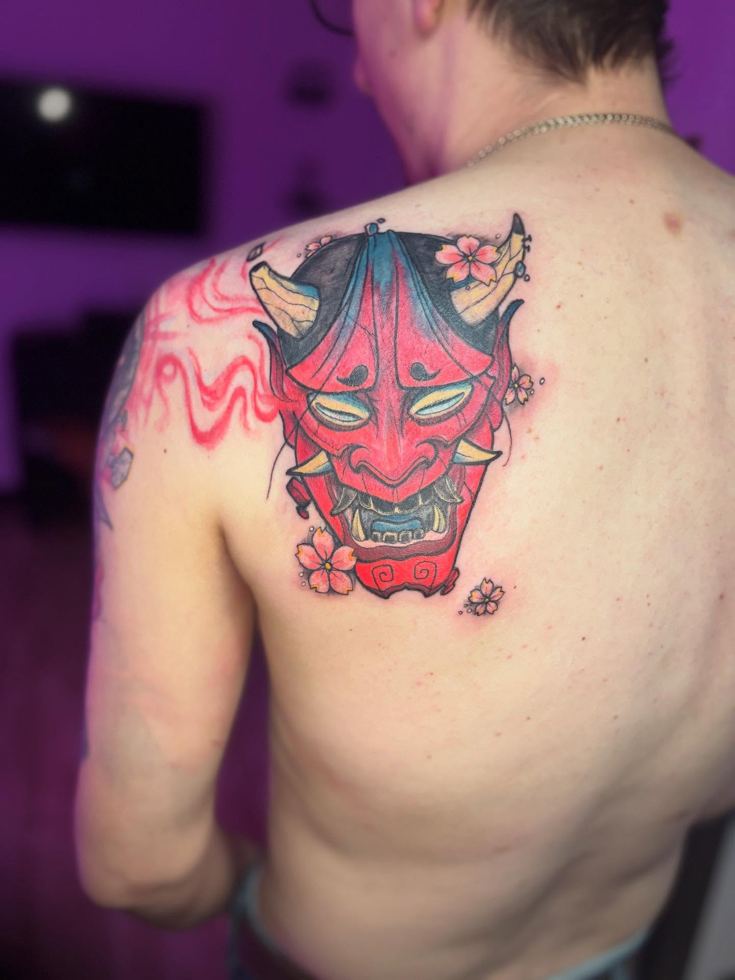 đš #tattoos #fyp #onimask