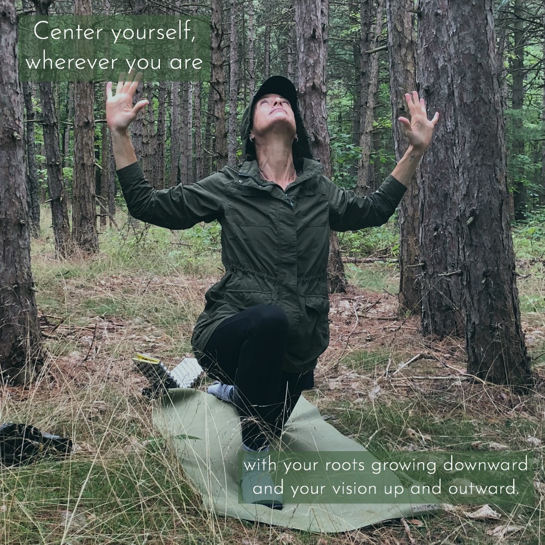 Center yourself, wherever you are. 🙏
.
.
.
#yoga #adirondacks #adk #mindfulness #centering #yogapractice #yogi #lowlunge #goddess #amongsttrees #natureheals #yogaoutside #outdooryoga #yogaandhiking