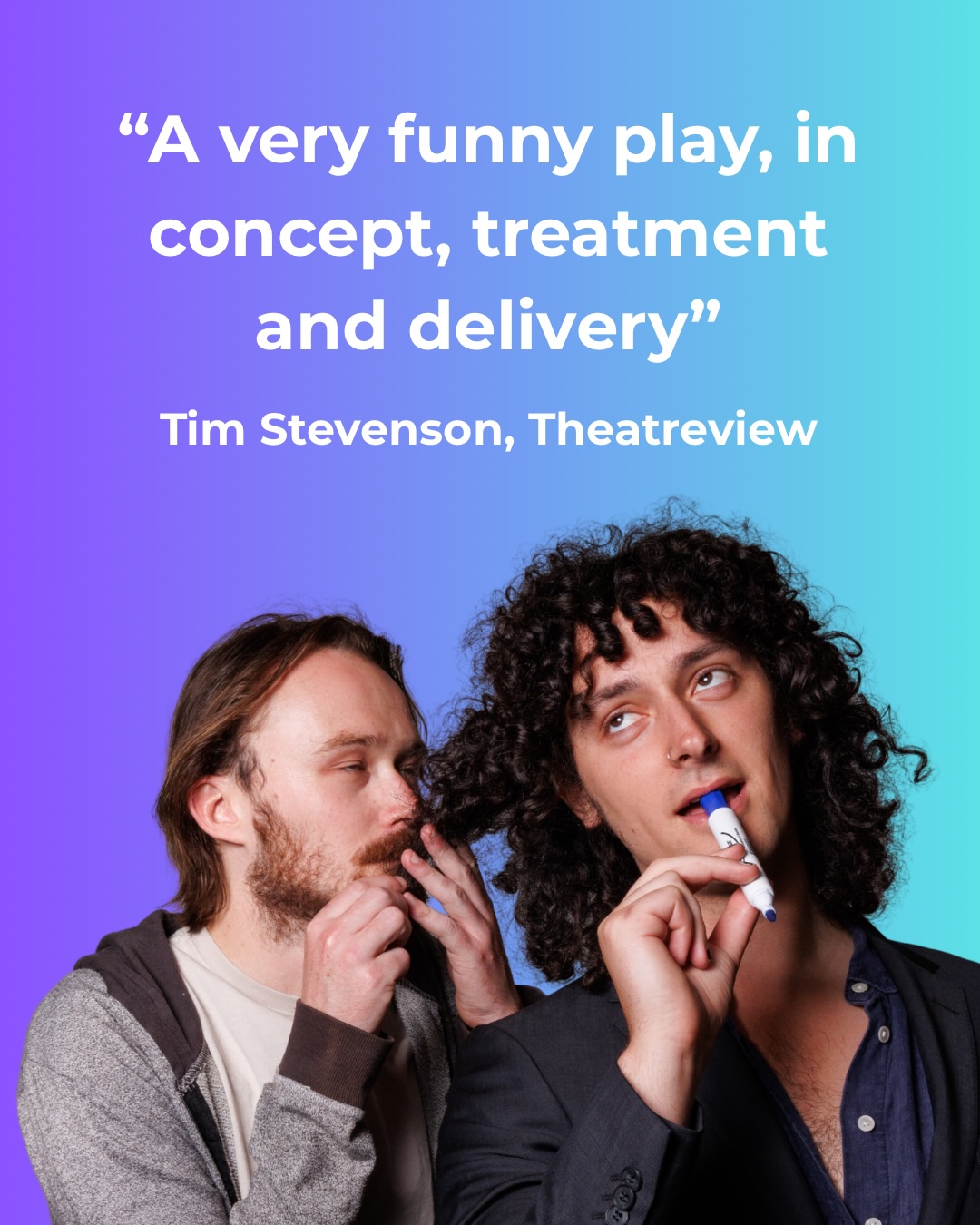 📣 THE PRESS SAY IT’S A HIT!
That’s right, we’ve got two incredible rave reviews from @theatreviewnz and @regionalnewsnz and if the laughter and applause is any sign, the audiences agree!
Visit their websites for the full review, links in their bio.
Don’t miss this “camp, fast and furious” speedrun through iconic Hollywood films through a queer lens! There’s just three nights to go and the tickets are flying!
Take a stroll down Homowood Boulevard (aka @bats_theatre) and get laughing, chucklehead!
6:30pm, MUST END SATURDAY
Ticket link in bio.
