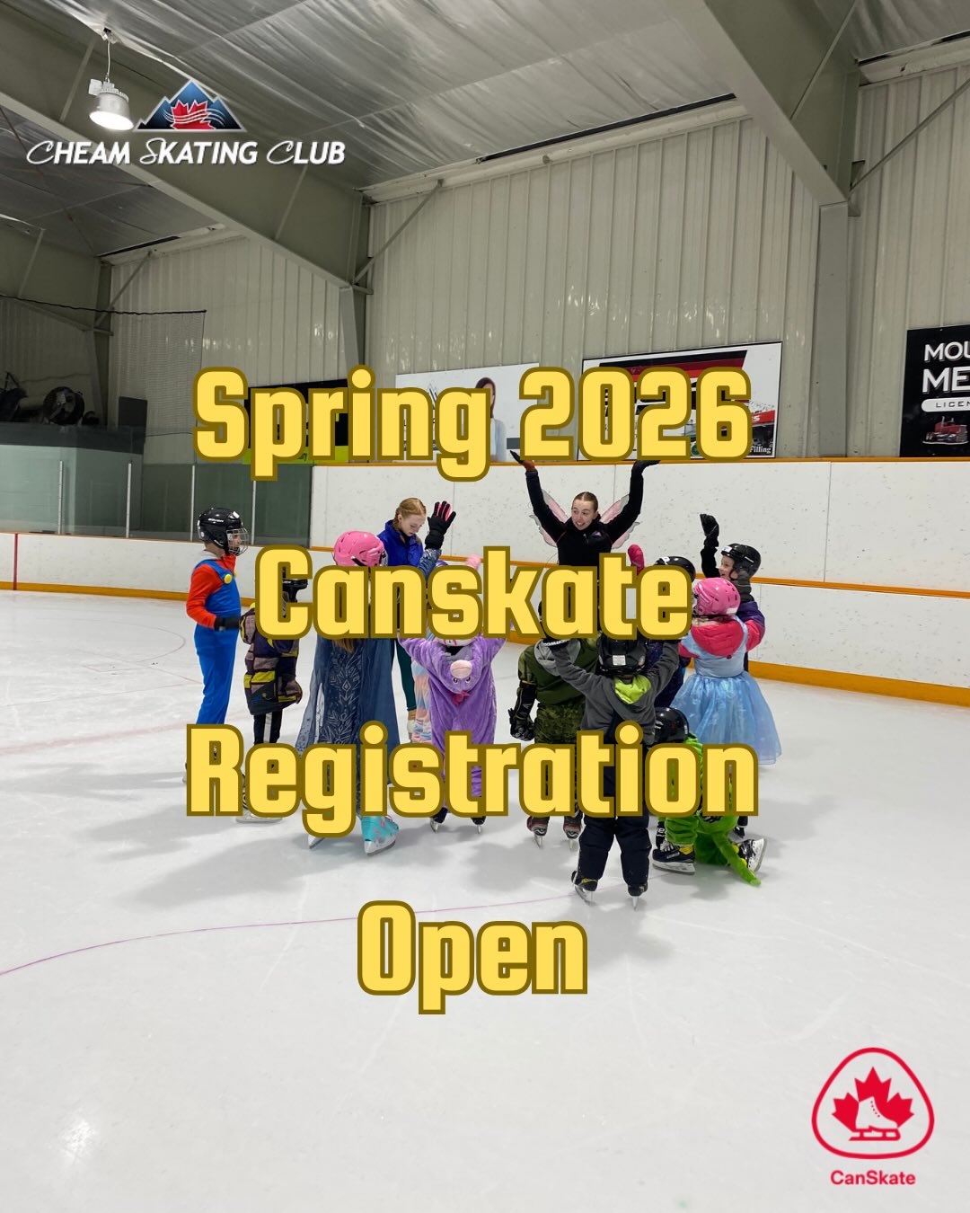 Spring 2026 Canskte registration is now open!
Head to https://cheamskating.uplifterinc.com/registration/ to register.
Canskate is our Skate Canada recognized all blades learn to skate program for all ice sports. All skaters of all abilities and levels are welcome!
Questions? Email cheamsc@telus.net
#aroundchilliwack #skatinglessons #chilliwack