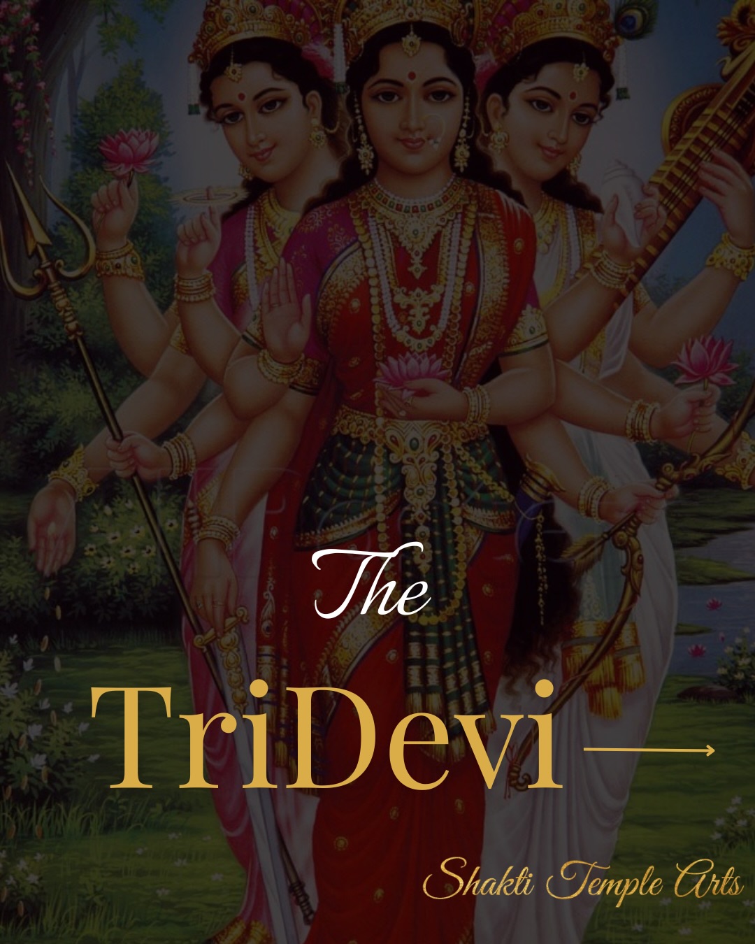 The most direct translation of Shakti is power. She is the power to desire (Iccha Shakti), the power to know (Jnana Shakti), and the power to act (Kriya Shakti). She is the very power that catapults us into this journey of discovering our true nature, our true power.
Initiations into power are rarely comfortable. They are more often confronting. They are confronting of the ways we attempt false power through domination, manipulation, aggression and any other method of “control over.” Or the ways we discharge, shrink from, and avoid the responsibility inherent in holding power.
Our whole world is in a battle of false power over true power, and this same battle takes place within each of us. True power is tempered by wisdom and compassion, for true power recognizes the inter-relationality of all of life.
Oftentimes to find ourselves, we must lose ourselves.
So when She beckons you to become naked, when She pulls away your beloved coping mechanisms and distractions, when She starts to irritate you like the grain of sand in an oyster, when She starts to challenge the ways you play out “too much” and “too little”, take pause. Understand that you are in an initiation of true vs false power, and the choice is yours and yours alone.
Will you choose to step into uncharted territory, or will you go back to the limiting but familiar ruts of your own habits?
Power does not mean getting everything we want in life and bending life to our egos will. Power is a gentle stillness like a deep glacial lake. Power is the steadiness of a mountain that remains unchanged as the weather of life swirls around it. Power is the twinkling of knowing mischief in a wise elders eyes.
Power does not need life to conform to our whims, for true power invites us to become one with life as it is. In true power right action becomes second nature, right relationship is the rule not the exception.
We are Her diamonds, and She is polishing us, faceting us until Her own reflection can be seen more clearly within us.
#tridevi #trishakti #navaratri #awakeningshakti #yoginipath