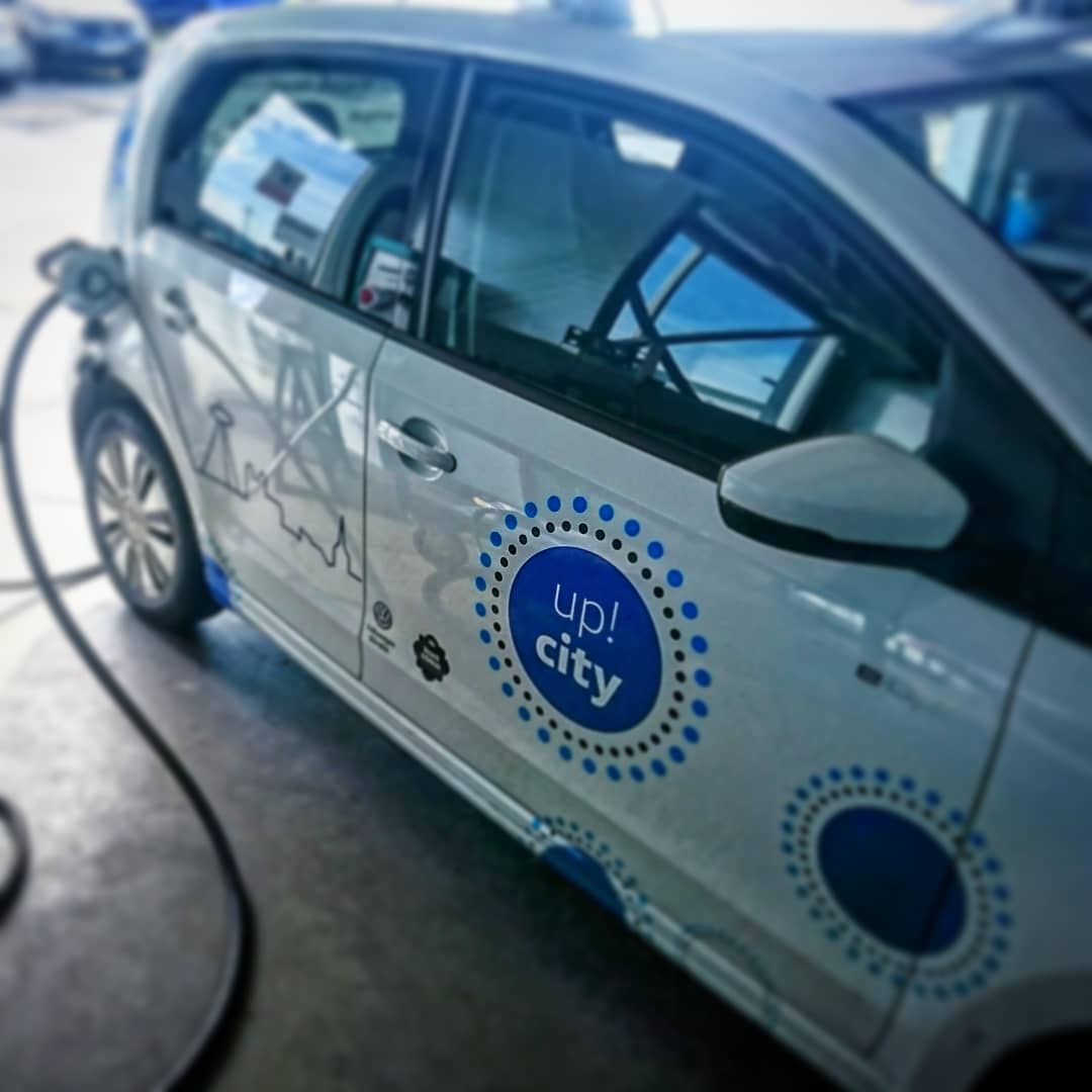 #e-up #charge #up #dccharger #50kw #greencar #greencity #bratislava #upcity