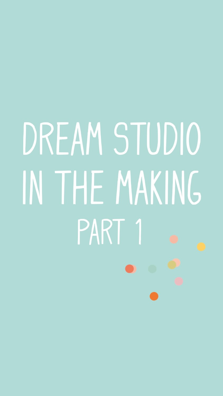 New studio is making progress!! Oh how I LOVE a good before and after. Can you see the vision? What do you think?!