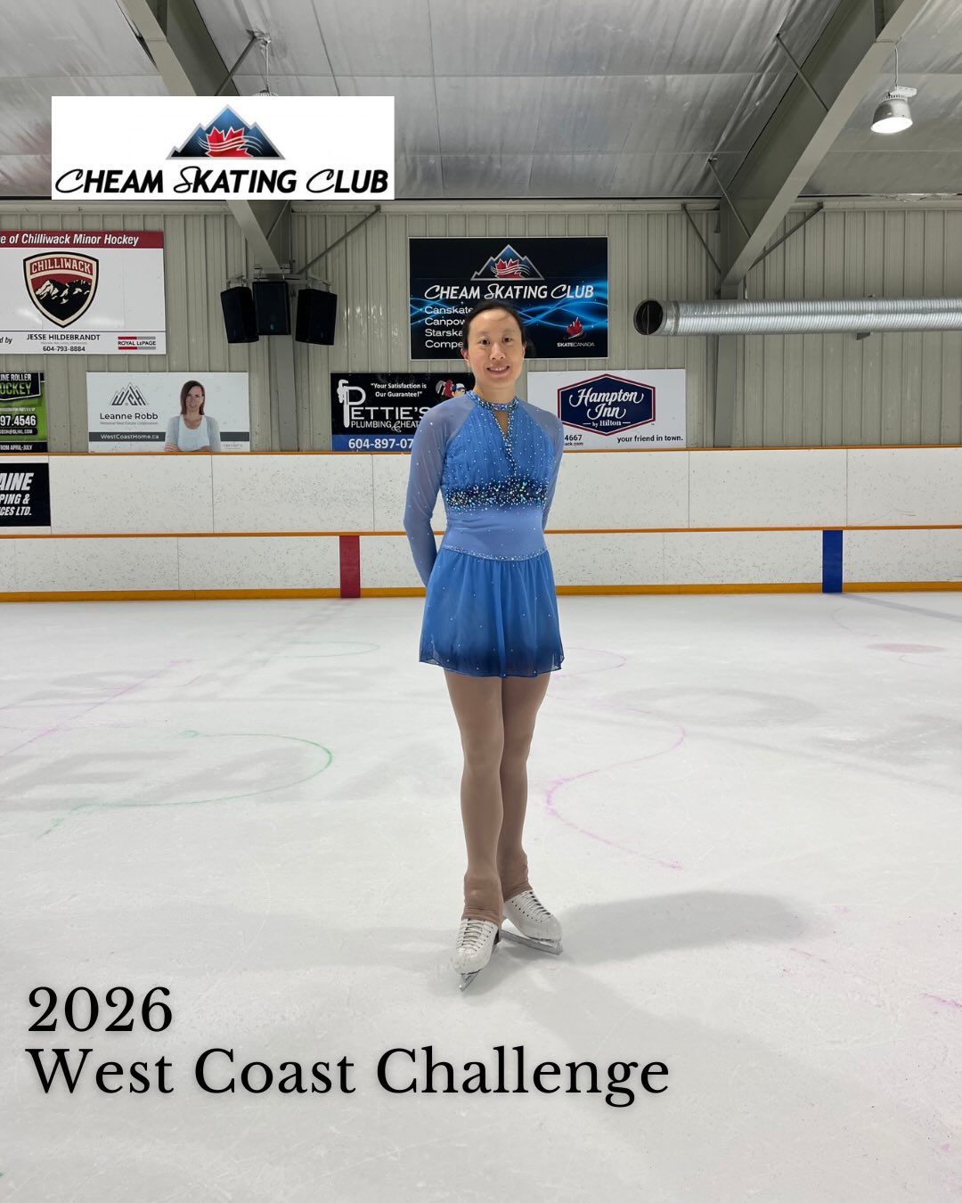 Good luck to Emily this weekend at the 2026 West Coast Challenge! We are cheering you on! π