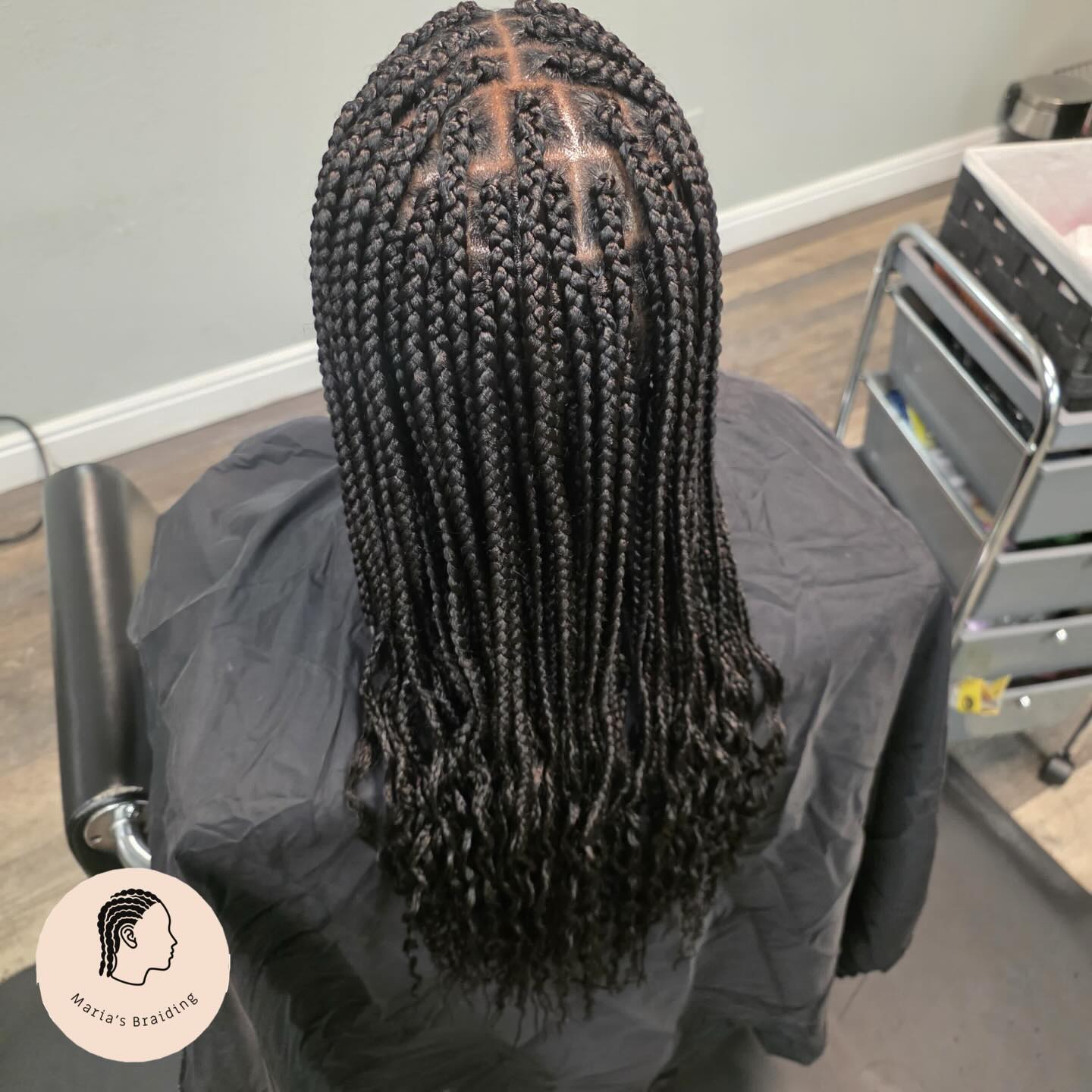 Any style you want, here at Maria’s braiding!
#hair #braids #style #knotless