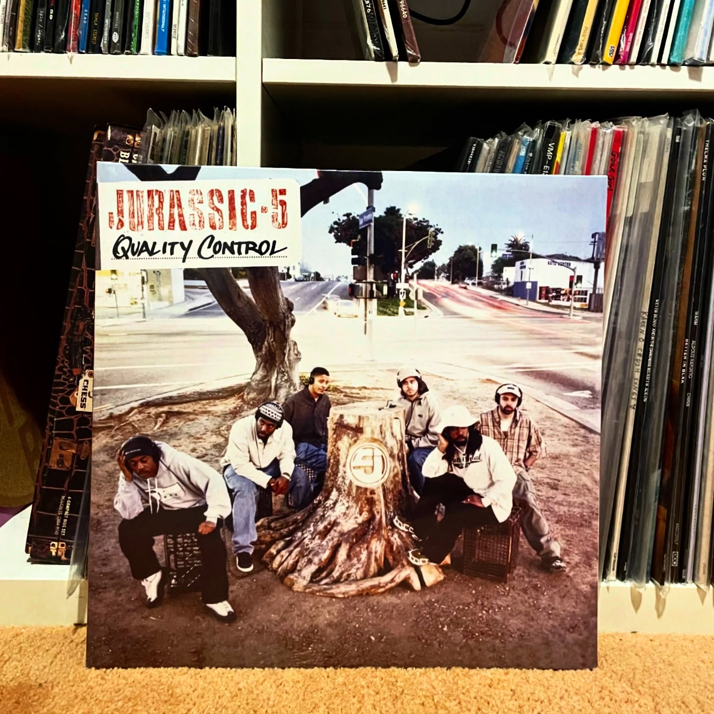 Get excited… I might start using this account a little like @1001.before.i.die and actually talk about the records sitting on our shelves. Wild concept, I know.
In a totally transparent, small-business-owner-who-needs-cash-flow move, I’m looking at you, beloved stock, and saying: it’s your time to shine.
Case in point: Quality Control by Jurassic 5.
Their Y2K slapper. The one with bounce, bars and actual DJs doing DJ things. It’s got that contextual essential energy. Not revolutionary in isolation, but culturally vital. The kind of record that reminds you rap can still high-five you instead of glare.
Four MCs. Two turntables. Zero ego. Maximum good times.
Honestly a bit shocked this one’s been loitering here. It deserves a lounge room, not a warehouse shelf.
If you’ve been meaning to add some golden-era joy to your collection, this might be your nudge.
For fans of: positivity with punch, ‘What’s Golden’ on repeat, and remembering hip-hop is a team sport.
🖐🏻 🎤
#waxxlyrical #jurassic5 #qualitycontrol #vinylclub #goldenerahiphop