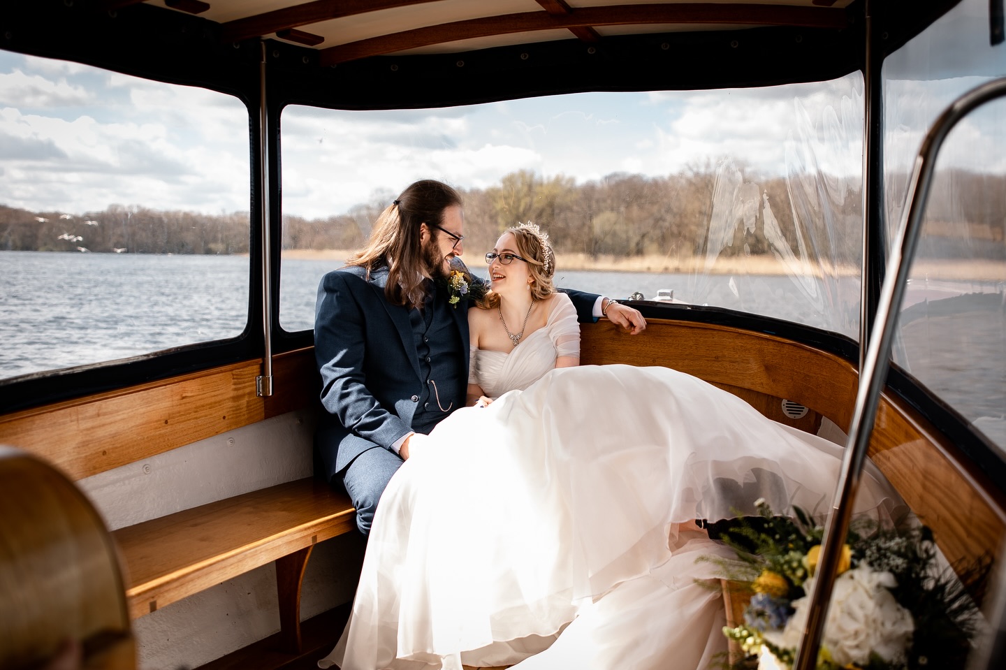 // Katie & Aaron \\
A moment of calm out on the Norfolk Broads after their beautiful emotional ceremony, with me causally third wheeling, while they take it all in!
Throwback to this magical day with celestial theming running throughout as these lovebirds met at school and their houses were all named after constellations. I know they won’t mind me saying this was a nerds paradise kinda wedding!!
✨Supplier squad✨
📸 @pinkypromisephoto
Venue: @theboathouse_ormesby
Dress @labelleangelebridalwear2007
Hair: @jeahantuddenhamhair
Makeup: @rebeccamorellomua
Flowers: @sadies_florist_brundall
Cake: @loveweddingcakes
The Boat House Ormesby wedding photography | Fun Norfolk wedding photographer
#theboathouseormesby #theboathouseormesbywedding #norfolkweddingvenue #pinkypromisephotographyuk #norfolkweddingphotographer
Helen is a published fun and inclusive wedding photographer based in East Anglia (Norfolk and Essex), also covering events in London, Cambridgeshire, Suffolk, Kent and beyond. With a relaxed and unposed approach offering colourful authentic imagery of folks in love having their best day!