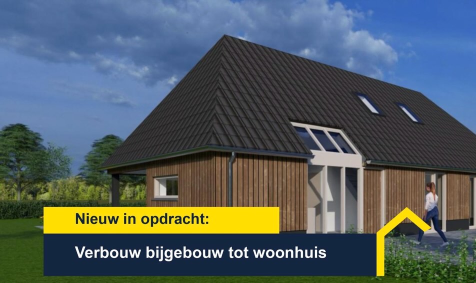 Het duurt nog even maar in het najaar gaan wij beginnen met dit mooie project👌 met de regeling “slopen voor kansen” (voorheen rood voor rood) wordt het bestaande bijgebouw getransformeerd tot woonhuis🧱🏠
Ontwerp @bouwtektuur
#gasloos #transformeren #aannemersbedrijfriezebos #slopenvoorkansen #gemeentedalfsen