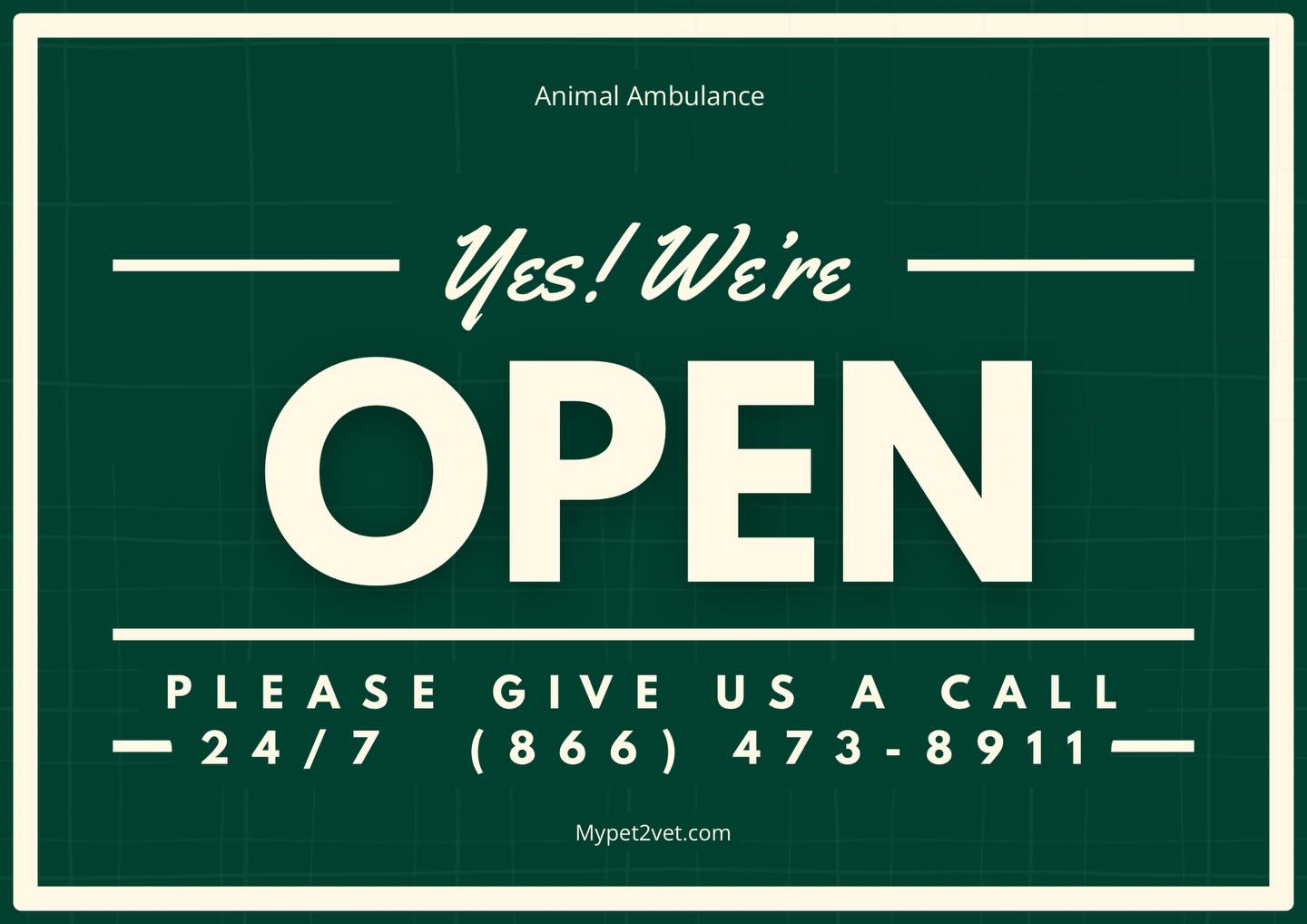 Sorry about the brief pause — we’re ready to serve you! We’re open 24/7 Please give us a call at (866) 473-8911 If we’re unable to answer, kindly leave a message and we’ll get back to you as soon as possible. Thank you!
