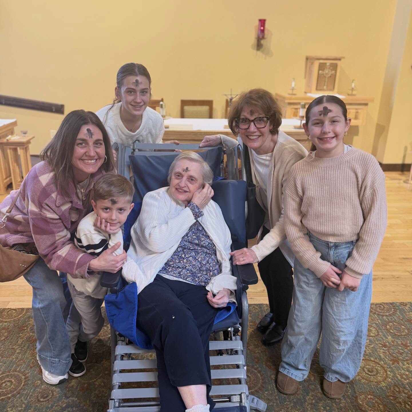 Celebrating Ash Wednesday with Our Grandma GG! 🙌
Thankful! 💕 Grateful! 💕 Truly Blessed! 💕