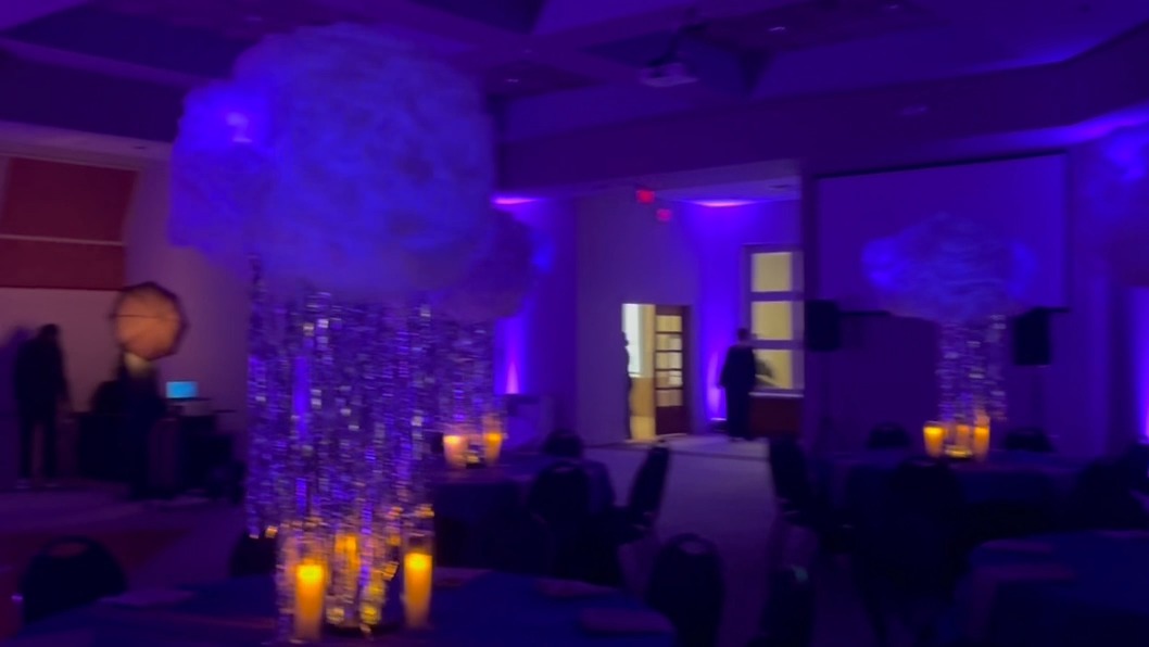 Our client wanted stormy, moody, and purple — and we loved creating every minute of it.
From dramatic storm cloud tablescapes to immersive ceiling installations and atmospheric lighting, every detail was designed to transform the space and set the mood.
Proof that when you lean into a vision, magic happens. 💜✨
#EventDesign #StormyVibes #MoodyMoments #AtlantaEvents #BalloonsOverAtlanta #EventVisions