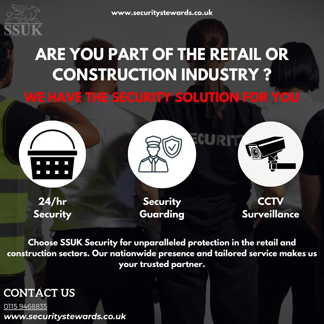 Contact SSUK Security for your security needs and wants. We provide 24h/r security across the entire nation.
Your Safety, Our Priority; Security Beyond Measure.