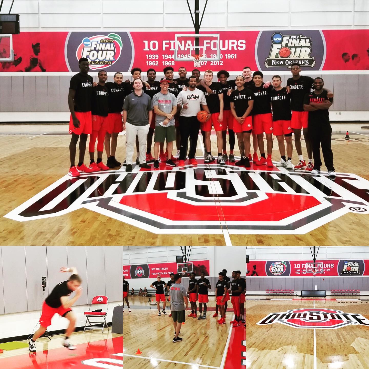 The BAM Mobile rolled into Buckeye Nation this week for and Ohio State Men’s Basketball Pro Day. Thanks @ohiostatehoops for a great event! #testlikeapro @bamtesting