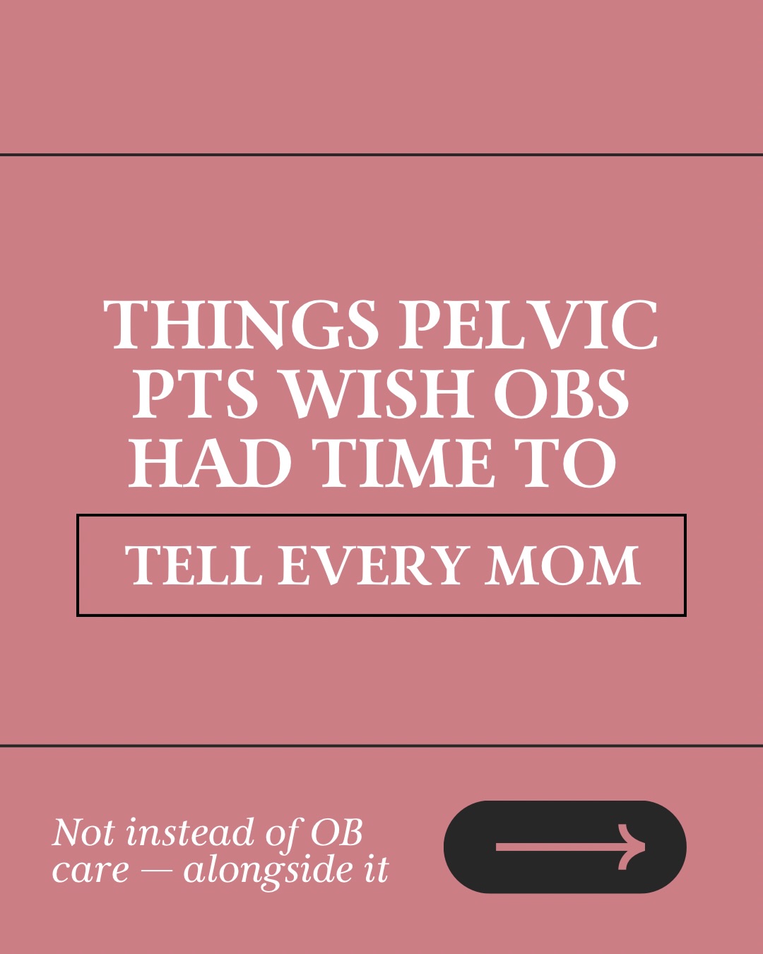 Pelvic health conversations don’t always fit into short prenatal visits.
But moms deserve this information.
Pelvic PT can help you:
Prepare your body for birth
Advocate for yourself during labor
Address symptoms early
Support shouldn’t start after delivery.
It should start sooner. 🤍