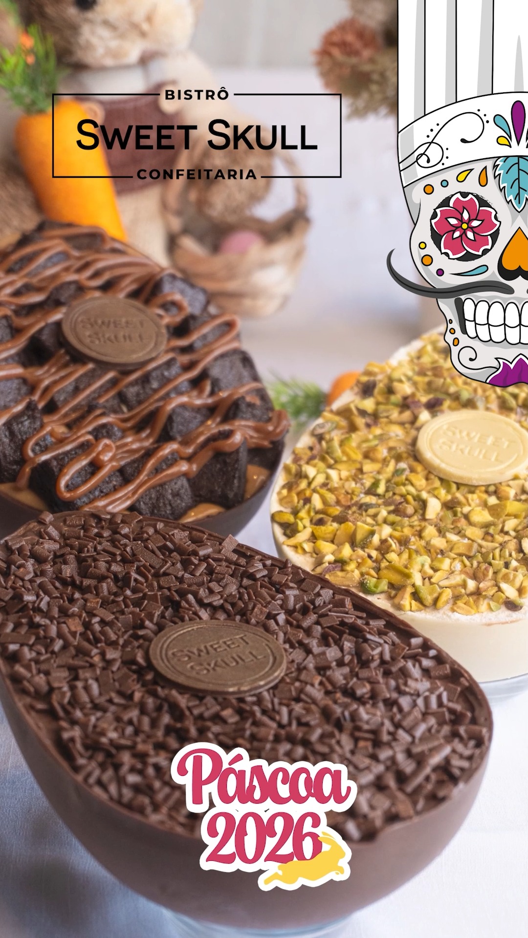 PĂSCOA SWEET SKULL 2026! đ°đ«
A temporada mais doce do ano chegou⊠e olha esse desfile de ovos! đâš
Escolha seu sabor favorito de Casca Recheada ou Ovos de Colher para adoçar sua PĂĄscoa 2026! đ
Pesos de 520g a 900g
Valores a partir de R$99
đČ Confira todos os sabores, valores e faça sua encomenda pelo link na bio. đ
#SweetSkull #ConfeitariaSkull #PĂĄscoa #PĂĄscoa2026