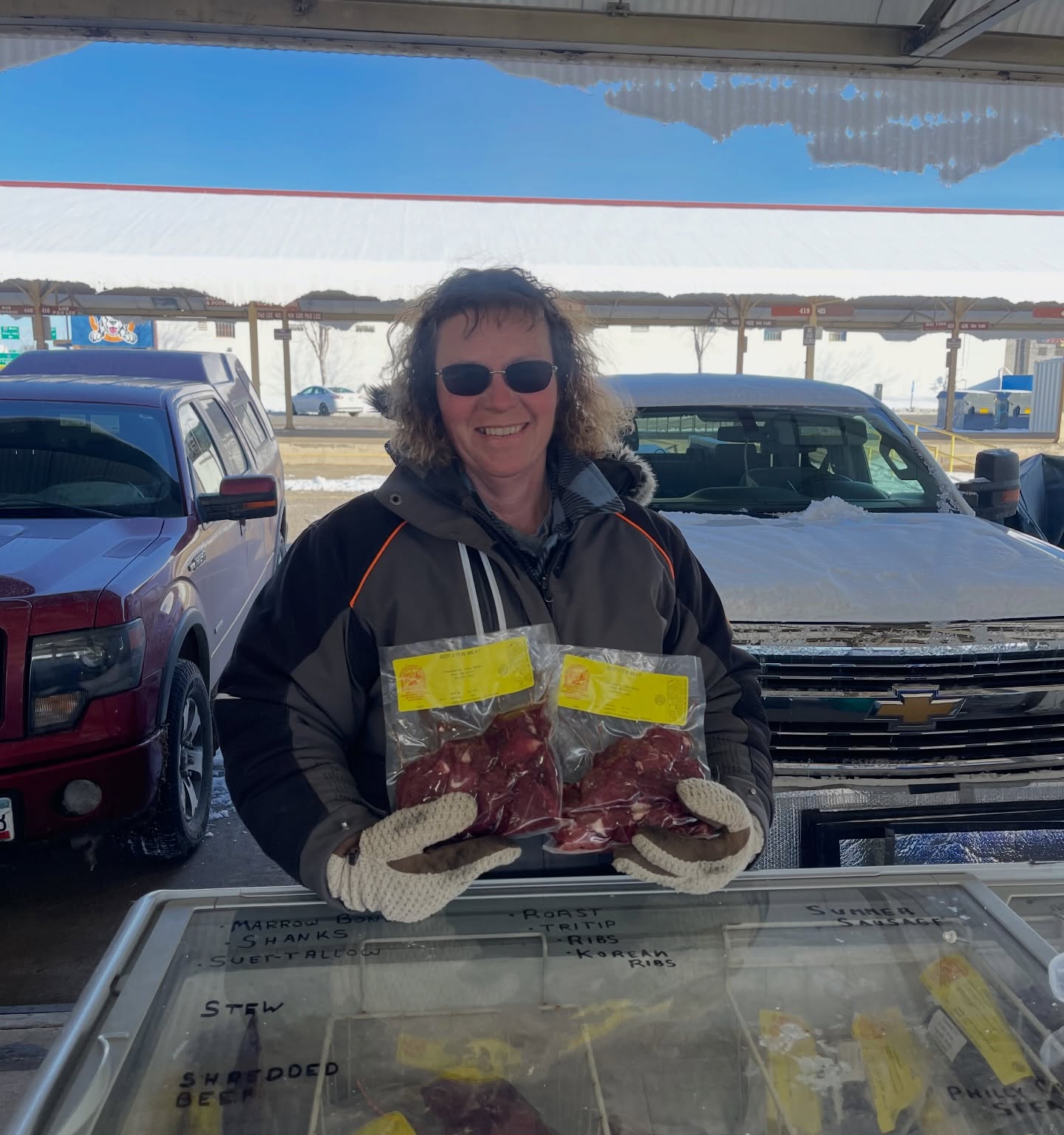 Snow or shine, it’s market time! Bundle up and get here before noon to stock up on groceries for the week.
