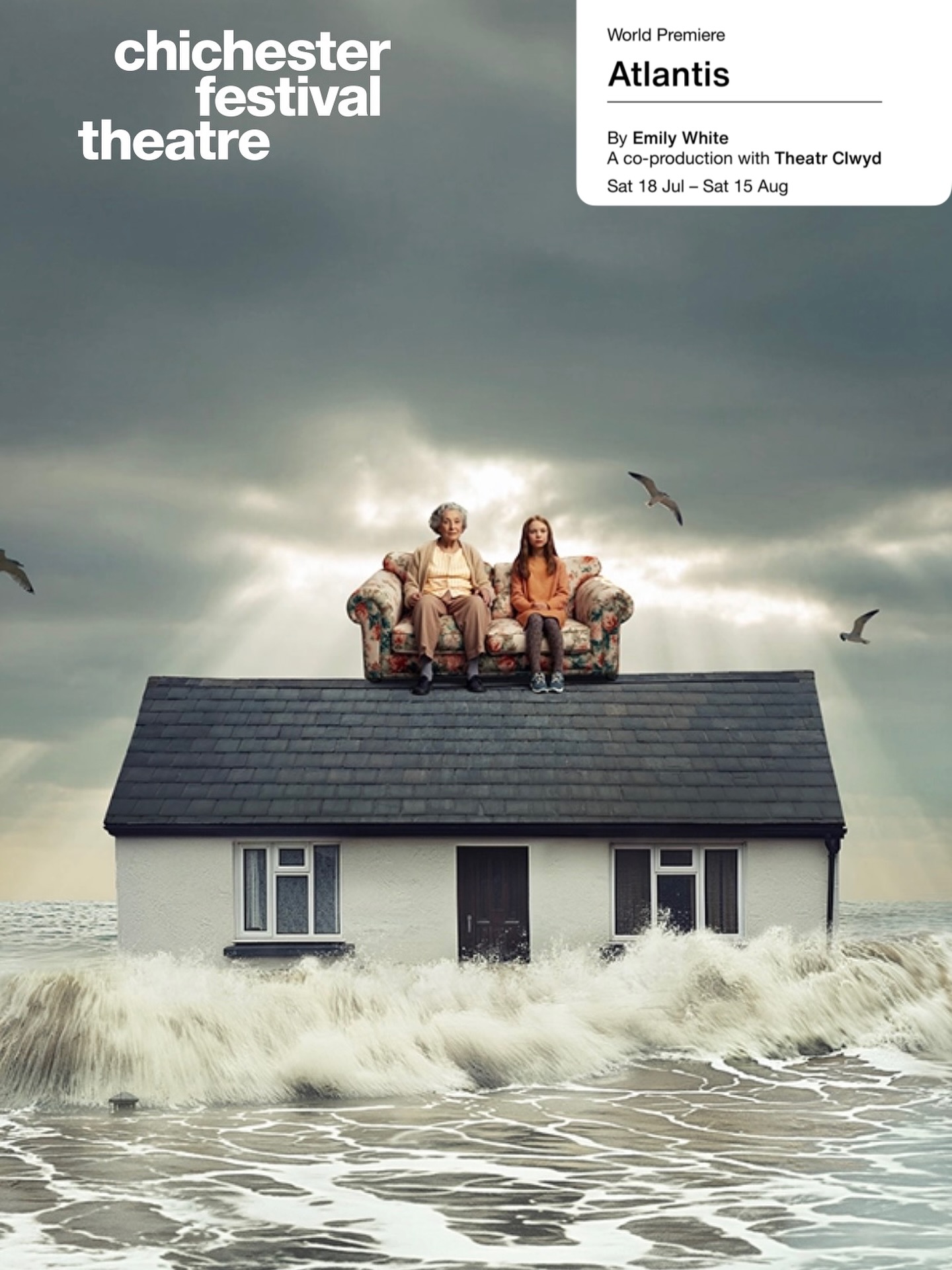 Such a privilege to be working on this fabulous play, Atlantis by Emily White. 🤩 Excellent experience working on the North Wales accent 🏴. #dialectcoach #northwales #theatreclwyd #chichesterfestivaltheatre