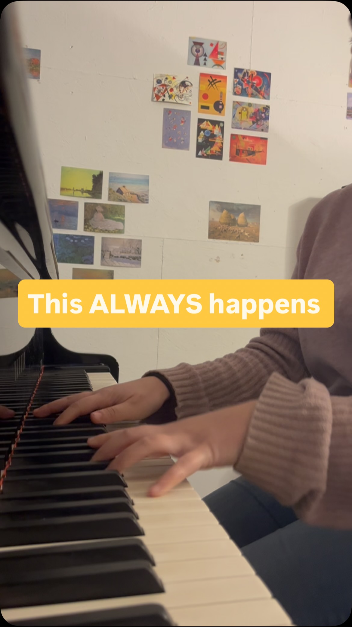 Phone always drops while recording…. Always…. Do you get this too?
#musicmeme #pianovideo #pianomeme #phonedrop #pianistsofinstagram