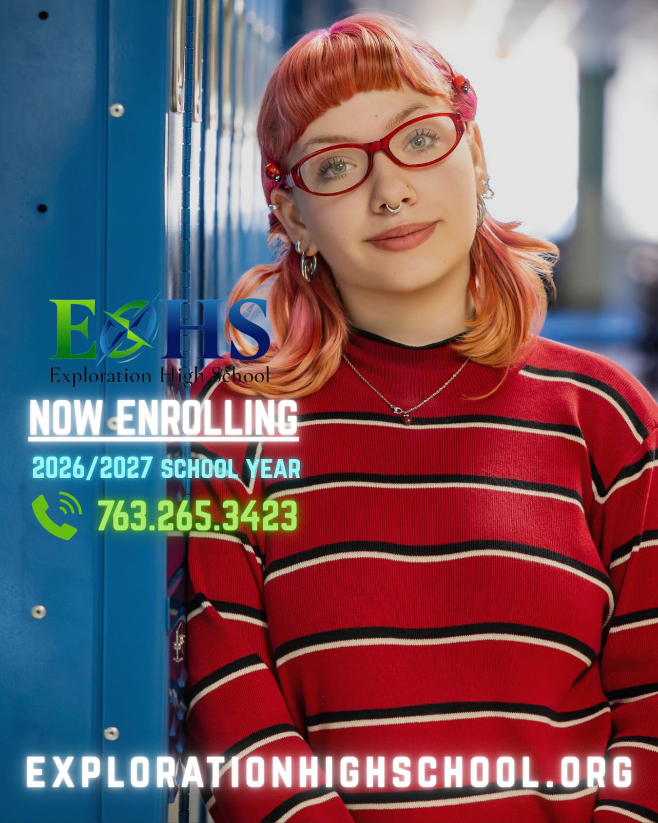 🚀 Now Enrolling for 2026–27!
EXHS isn’t just a school, it’s a place where students thrive, grow, and become who they’re meant to be.
At Exploration High School, we do things differently—and it shows. Our students are confident, creative, and engaged every single day.
✨ Your student deserves more than ordinary. Come grow with us!
📣 Space is limited—apply today!
📸 @revolutionstudiosmn
#EXHS #WorkBasedLearning #GRAVITY #StudentSuccess #CommunityStrong