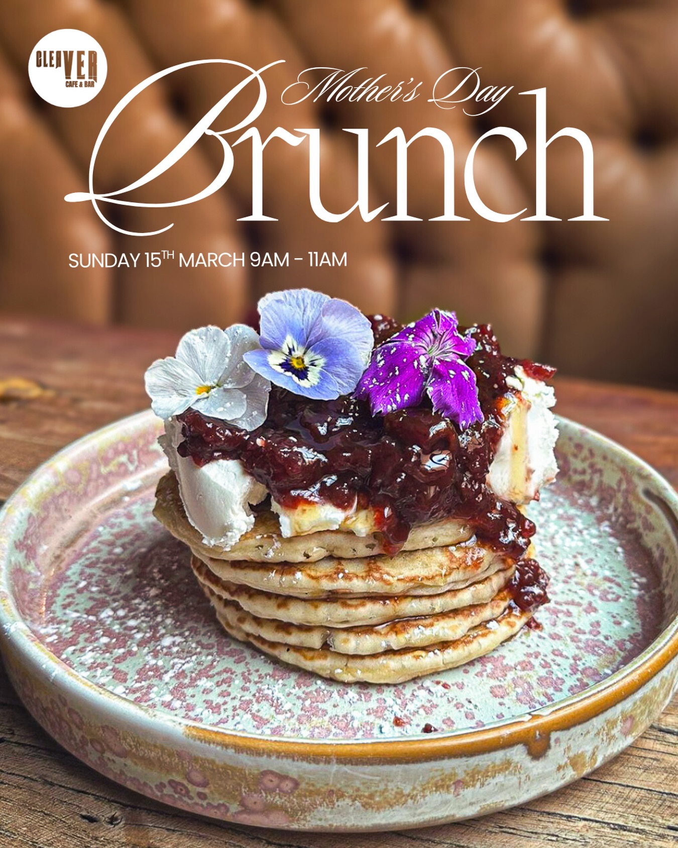 Mother’s Day is almost here 🌸
Why not do something a little different this year?
We’ll be open on Sunday 15th from 9am–11am for a special Mother’s Day Brunch ✨
It’s the perfect alternative to the traditional lunch. Expect relaxed morning vibes, great coffee, and all your favourite brunch dishes (with a little glass of fizz if you fancy it 🥂 😉)
If you’re still wondering what to plan for Mum this year, consider this your sign.
Tables are limited for this exclusive brunch sitting, so we’d recommend booking early.
Book via the link in our bio or visit:
https://www.cleavercafebar.com/
*Please note - we’ll be serving a reduced version of our menu on this day, focused on our brunch favourites
📍 Cleaver, Long Eaton
#mothersday #brunch #longeaton #mothersdayfood #mothersdaymenu