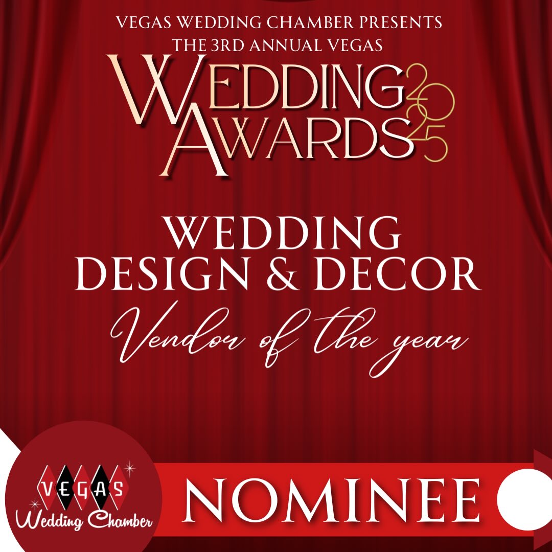 We’re honored to be nominated for Design & Décor Vendor of the Year 🤍 and for the very first time…Wedding Planner of the Year at the 3rd Annual Vegas Wedding Awards. 🎭♥️🔥
Beyond the nomination, we’re proud to have our very own Event Planner, Maggie 🌸 on the Board of Directors as this years Communication Director for 2026. We’re honored to partner with the @lvweddingchamber by assisting in planning this year’s show! Collaborating to create a night that celebrates excellence, creativity, and the heart of our wedding community.
At OTW, we lead with intention.
We value representation, growth, and showing up for our industry.
We believe design is visual storytelling and planning is the core element of an event going from good to a memory you’ll cherish, because you had the support of experts right next to you every step of the way.
#VegasWeddingAwards #OTWParty #weddingindustry #eventstylists