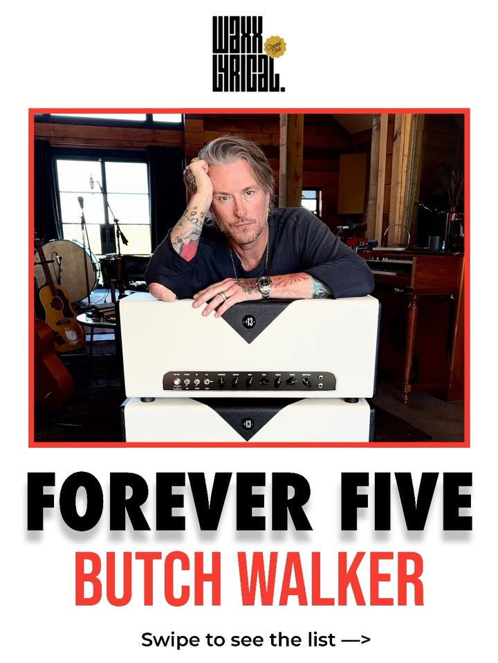 🎶 Ever wondered what your favourite artists listen to? Forever Five digs deep into five albums they can’t live without. 💚
This week: Butch Walker
🎸 Hook architect with calloused hands
🔥 Super producer with golden ears
🎤 Power-pop romantic who turns heartbreak into headlines
Click #waxxlyricalforeverfive to see more artists’ favourite fives.
Hit the Media Centre for the full write-up and playlist, a remarkable mini-music lesson you didn’t know you needed. Thanks lads! 🙏🏻
#butchwalker #marvelous3 #albumsstillmatter
