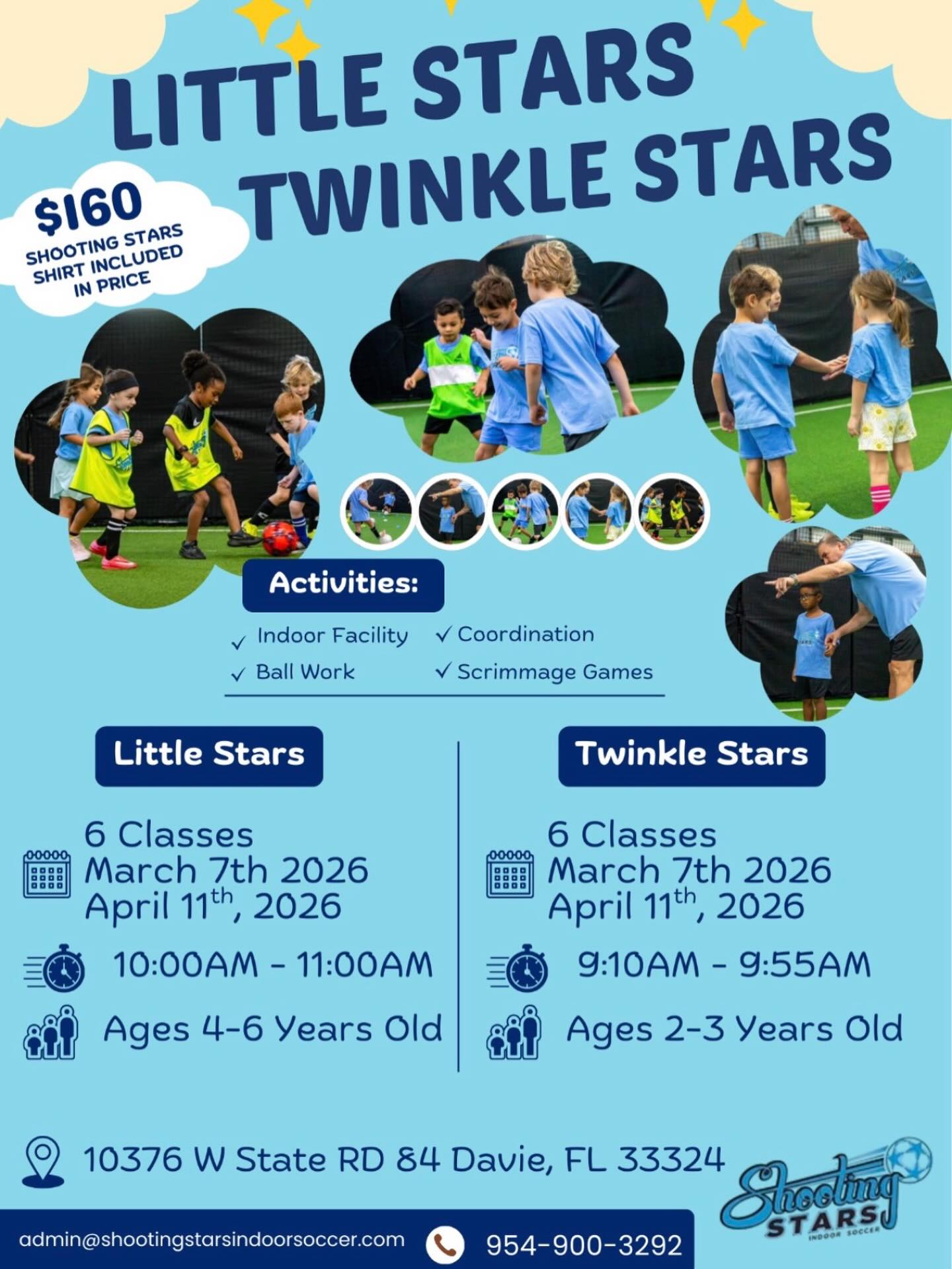 New season dates are out for ages 2-6 years old.
Saturday mornings ⭐️
2-3 years old 9:10am
4-6 years old 10am
SPACES FILLING, DONT WAIT 🚨
