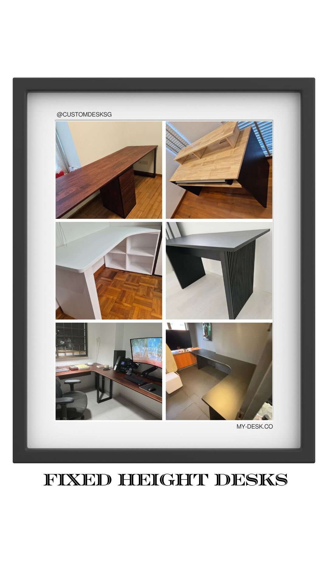 Sometimes, you just need a foundation that won’t budge. ⚓️ Our fixed-height desks are the ultimate anchor for your home office - handcrafted with a 5-cycle finish that feels as good as it looks. Simple, elegant, and built to last.
What’s your dream desk length? Let’s build it. 🪵✨
#HomeOfficeSG #SolidWoodFurniture #BTOFurniture #MyDeskCo #WorkFromHome